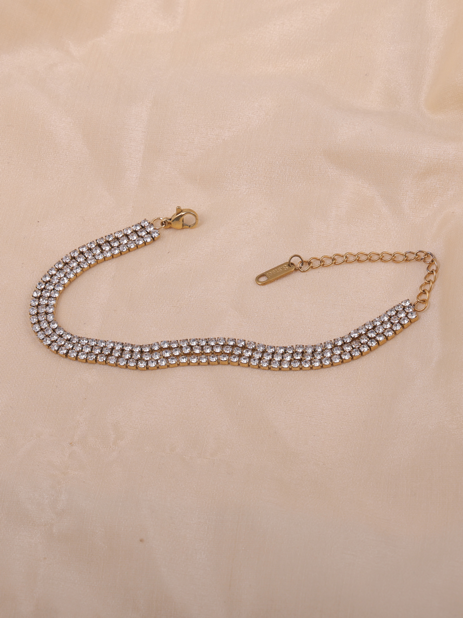 Starluxe Multi-Layer Diamond Anti-Tarnish Bracelet