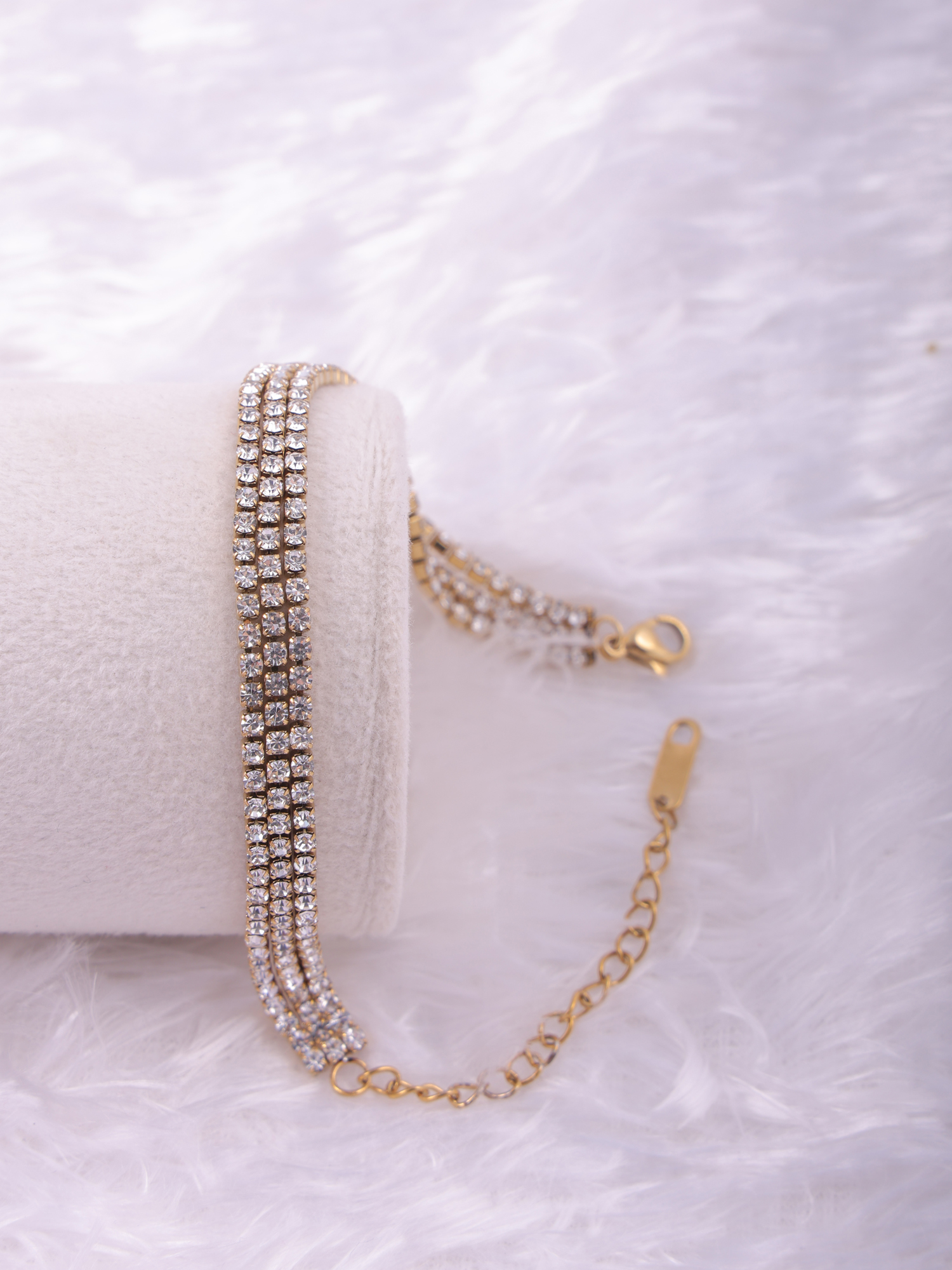Starluxe Multi-Layer Diamond Anti-Tarnish Bracelet