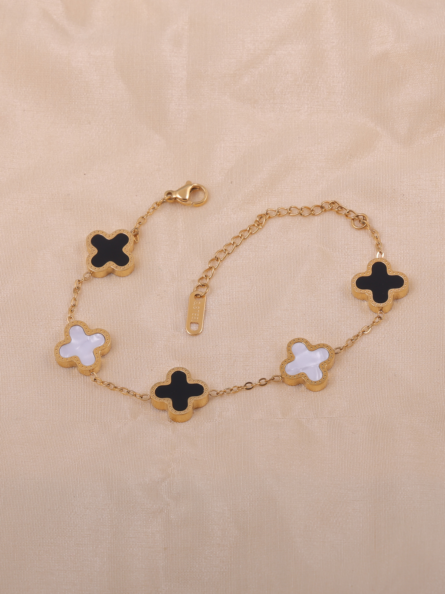 Eterna Clover Duo Anti-Tarnish Bracelet