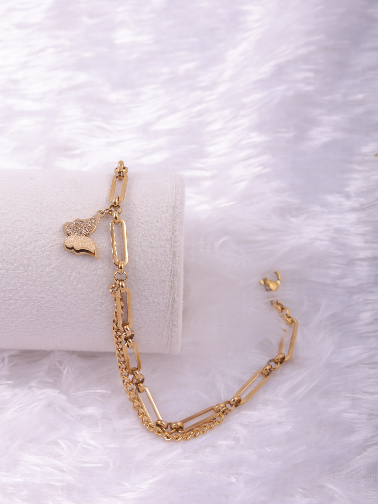 Aurelia Link Butterfly Anti-tarnish Bracelet