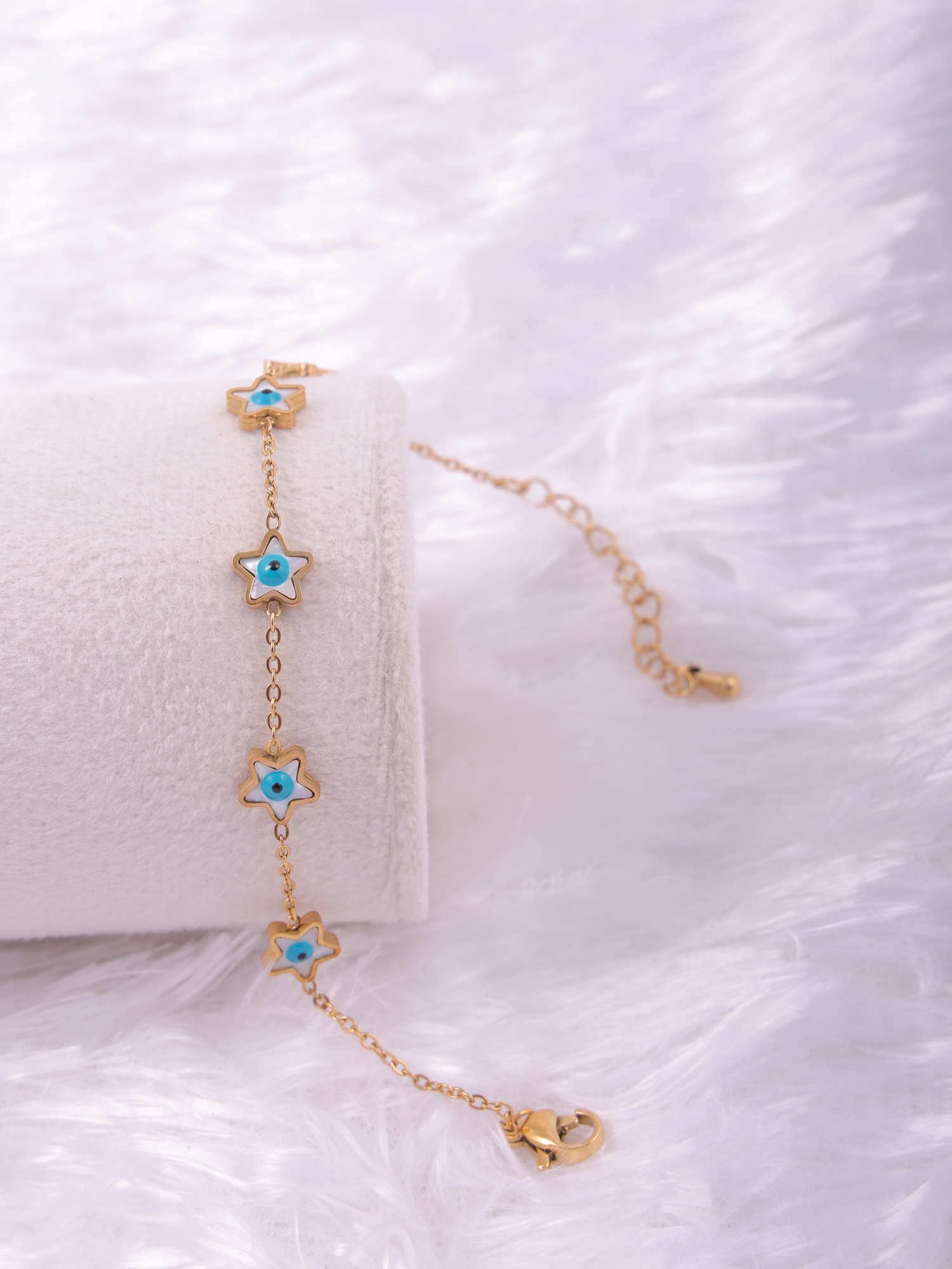 Star Evil Eye Anti Tarnish Bracelet