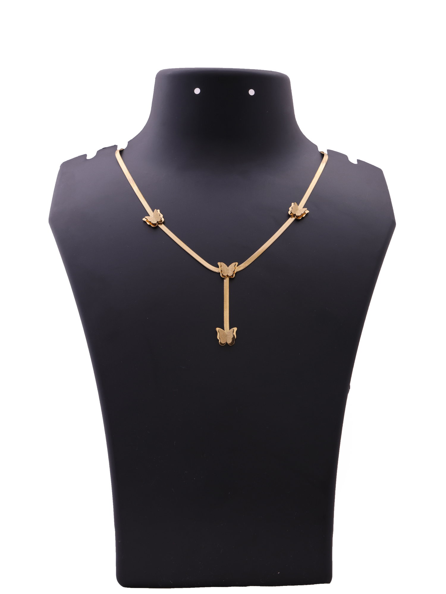 Butterfly Drop Statement Anti-Tarnish Necklace