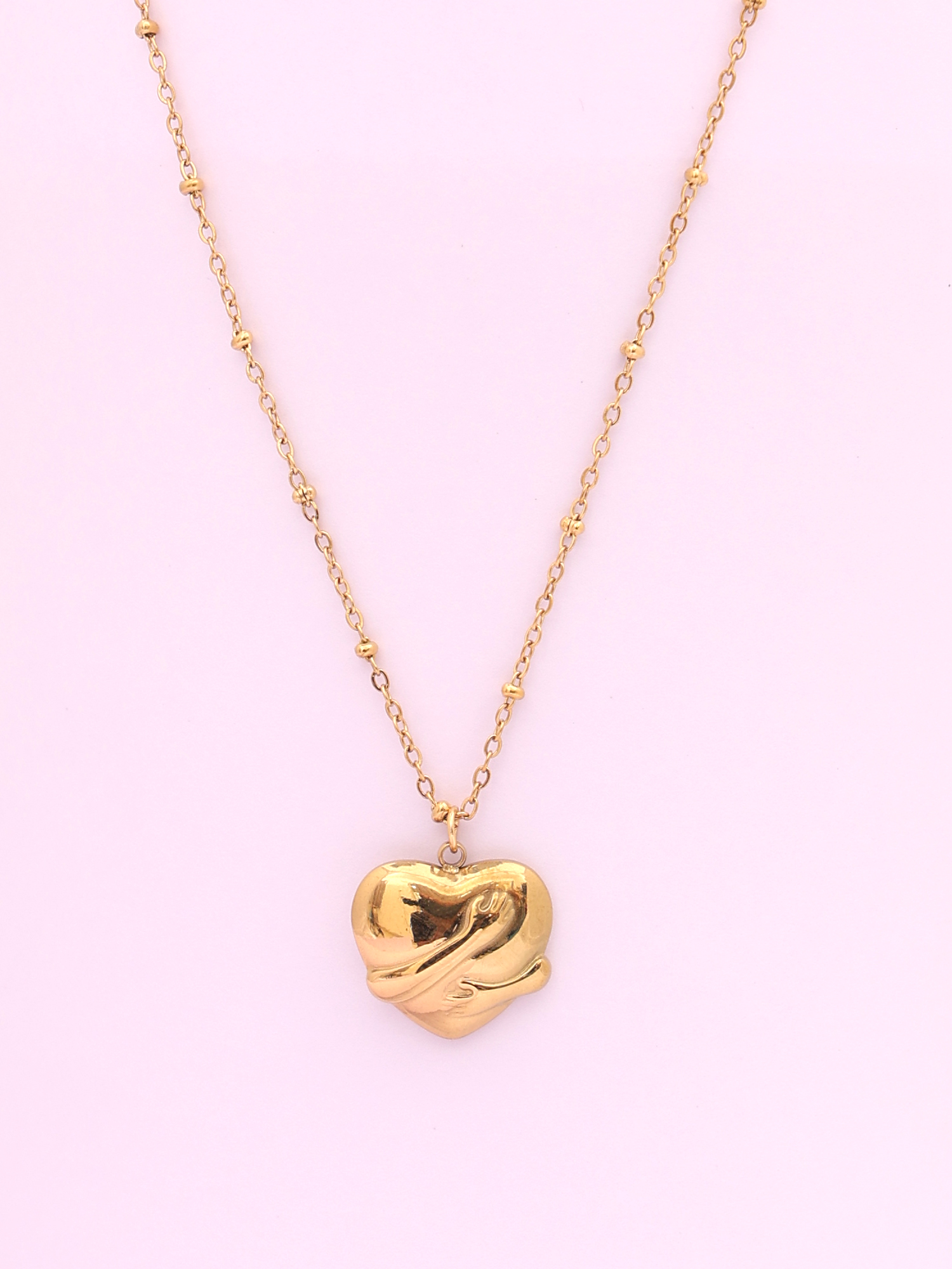 Eterna Heart Pendant Anti-Tarnish Necklace