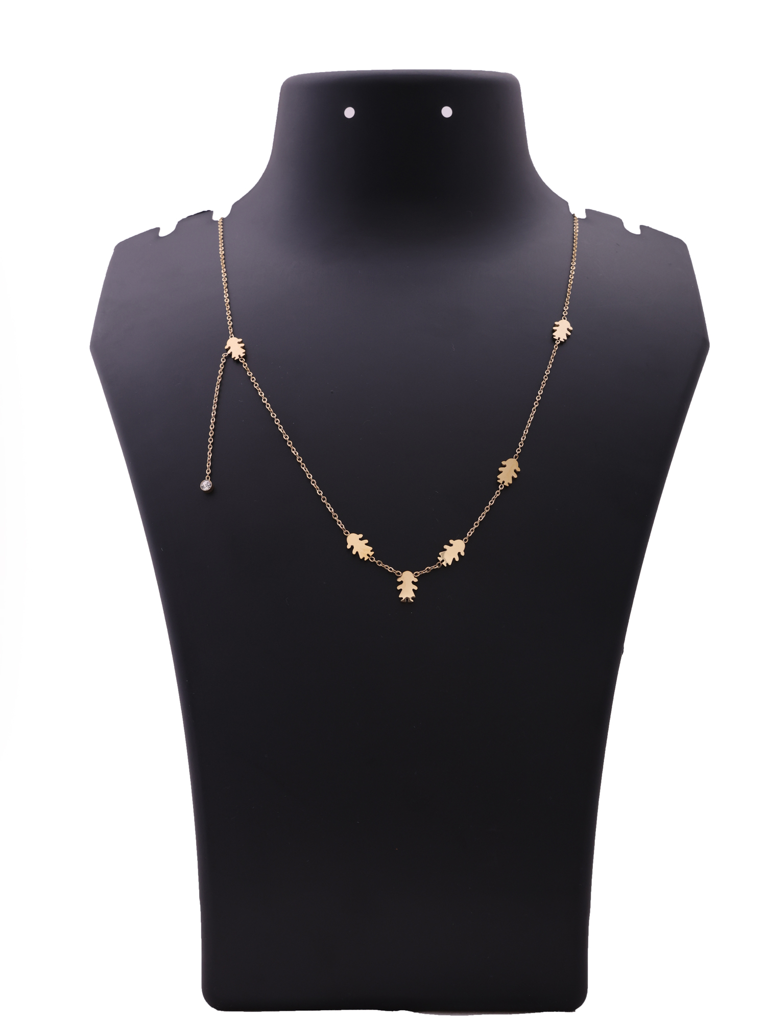 Mini Charm Drop Necklace – Anti-Tarnish Gold Playful Layered Chain