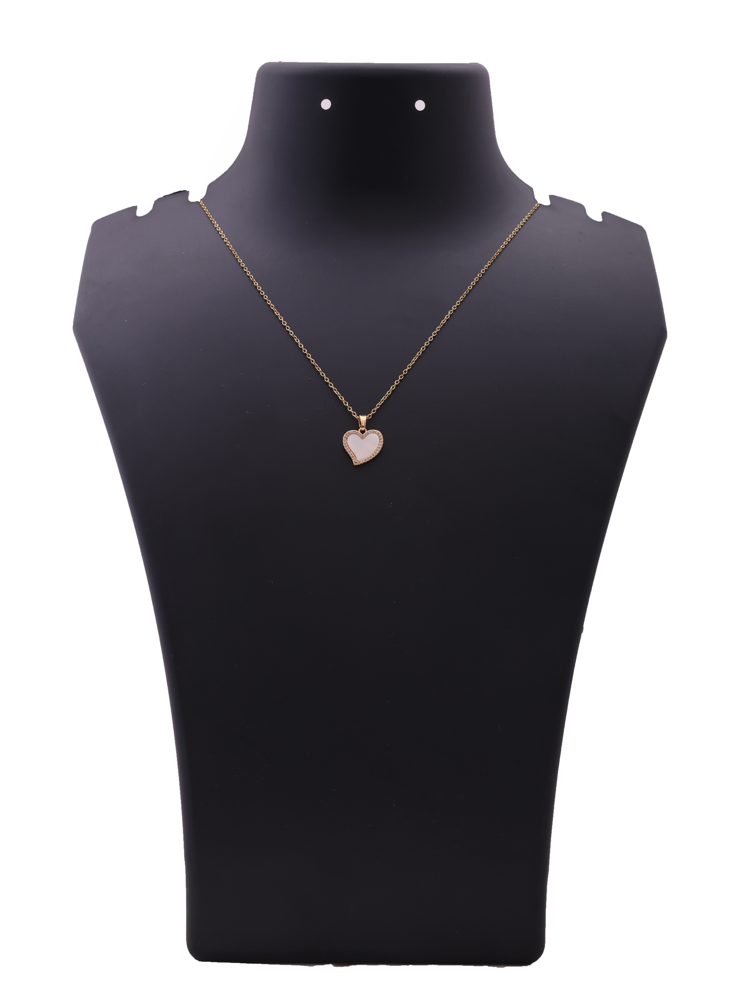 Blush Heart Glow Pendant Anti-Tarnish Necklace