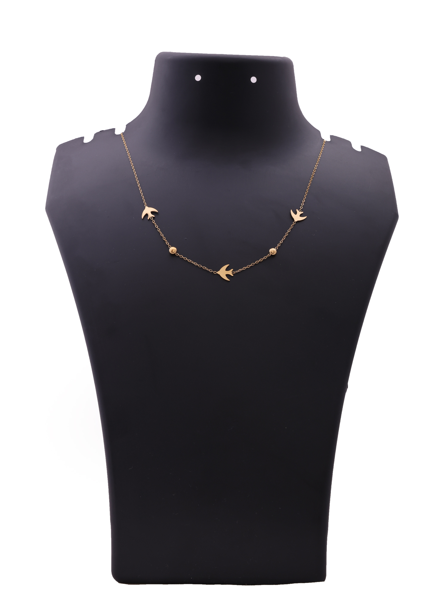 Golden Flight Bird Charm Anti Tarnish Necklace