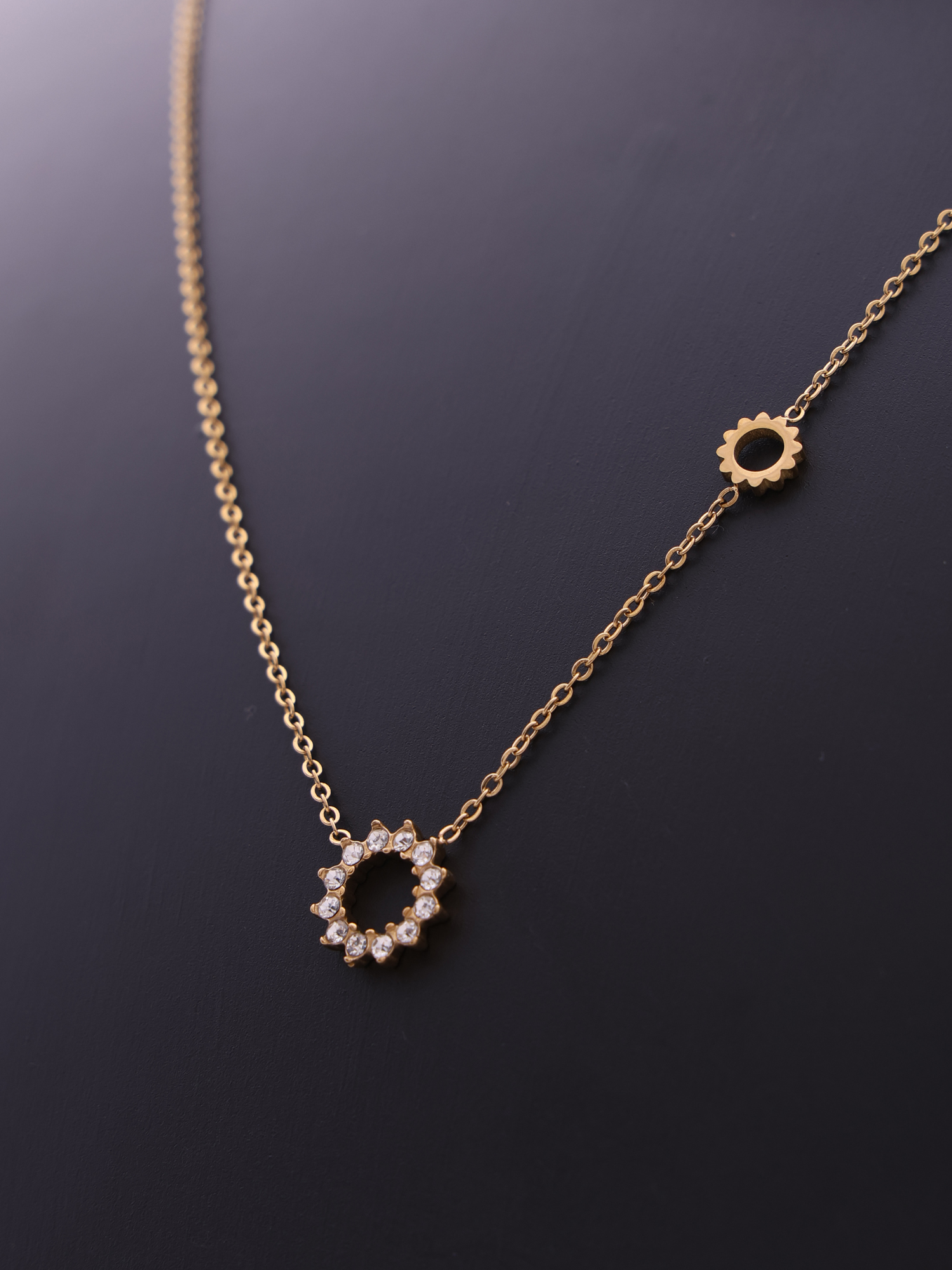Celestial Halo Spark Anti Tarnish Necklace