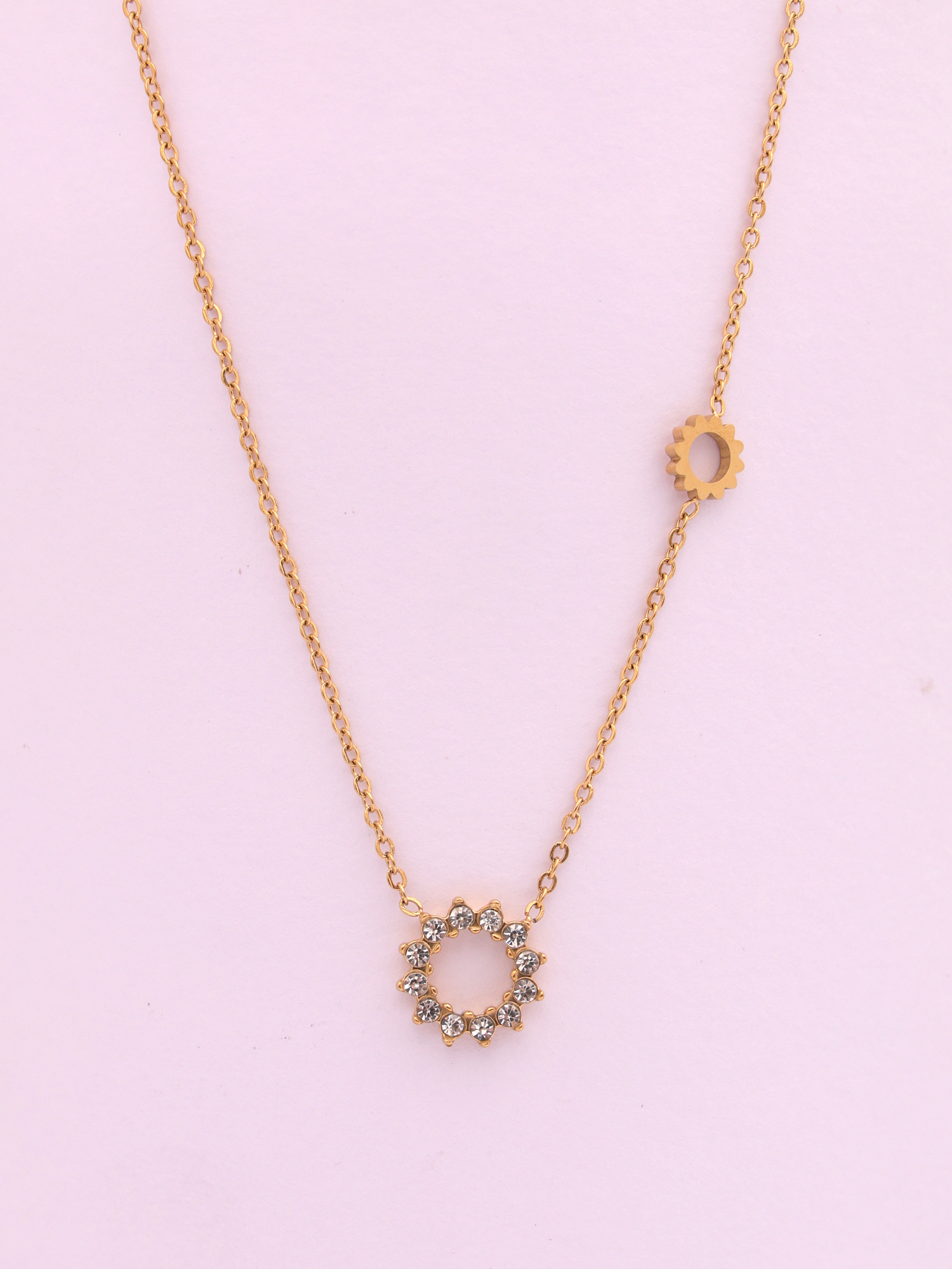 Celestial Halo Spark Anti Tarnish Necklace