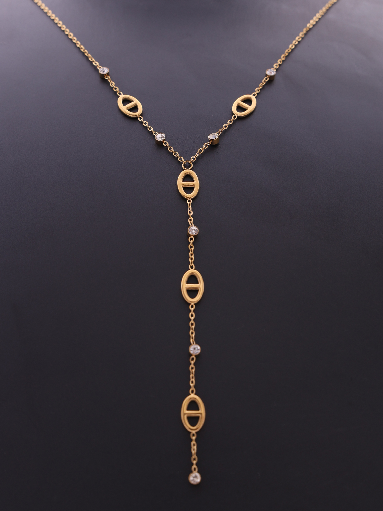 Elysian Drop Y Anti Tarnish Necklace