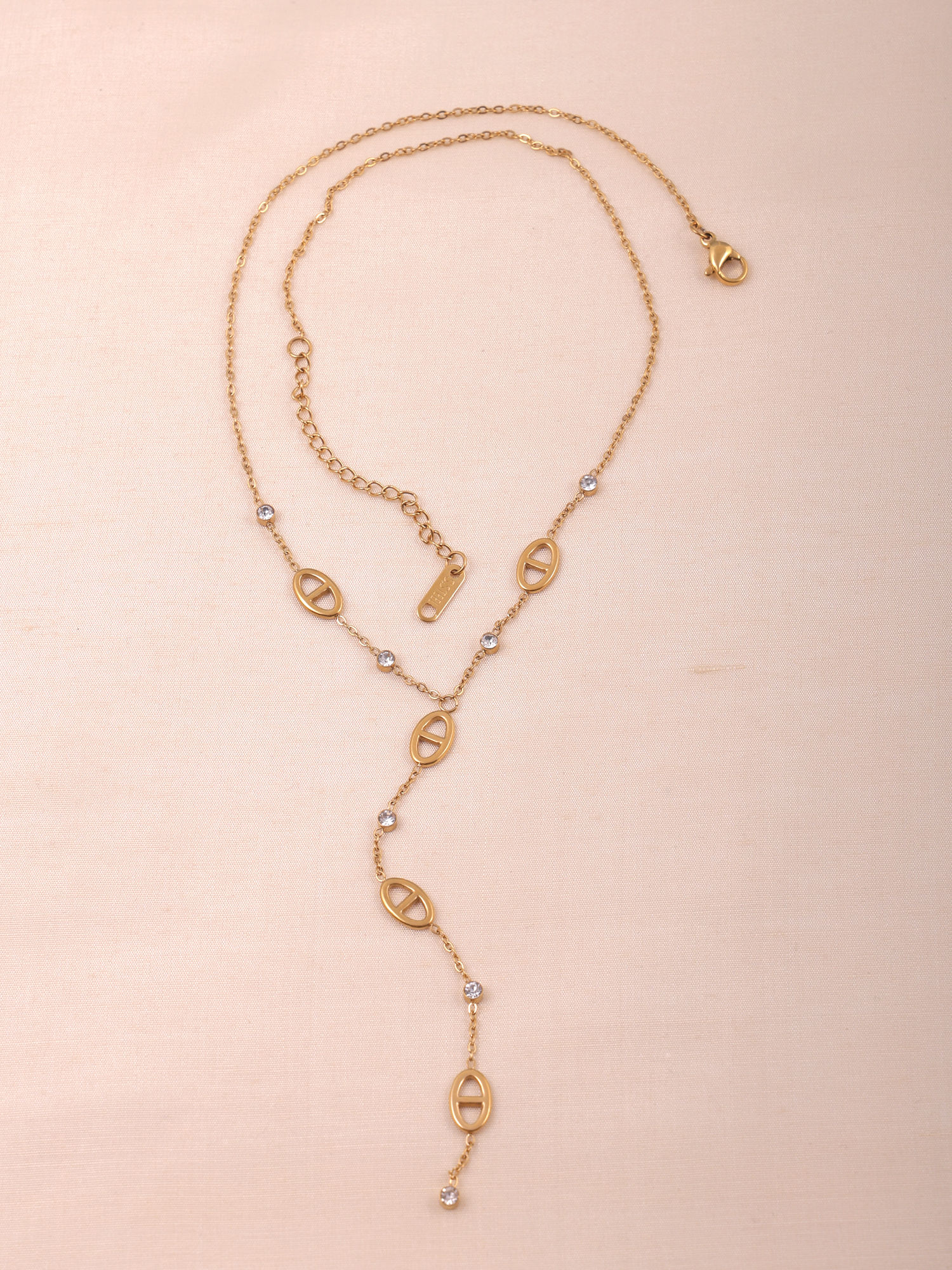 Elysian Drop Y Anti Tarnish Necklace