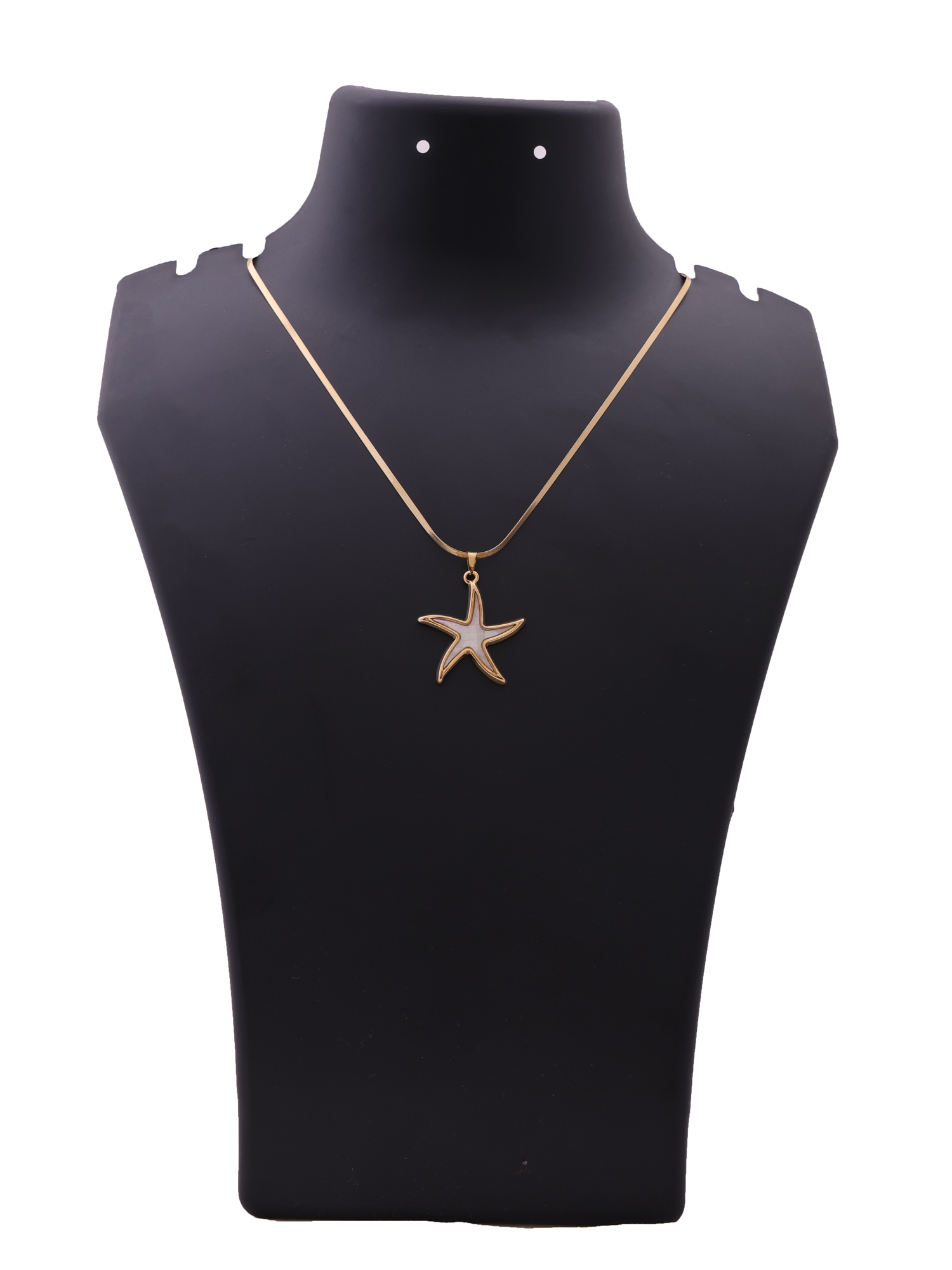 Golden Starfish Charm Anti Tarnish Necklace