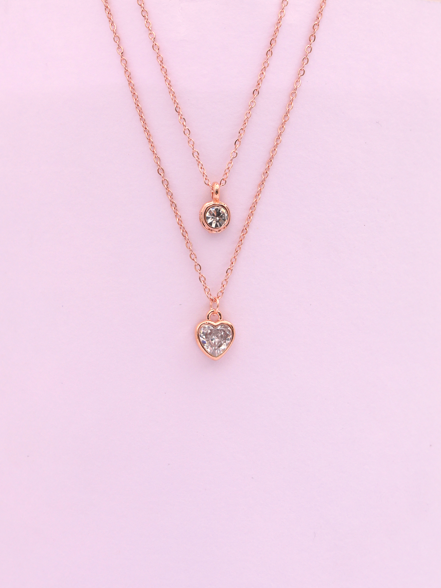 Eternal Love Double-Layer Anti-Tarnish Heart Necklace