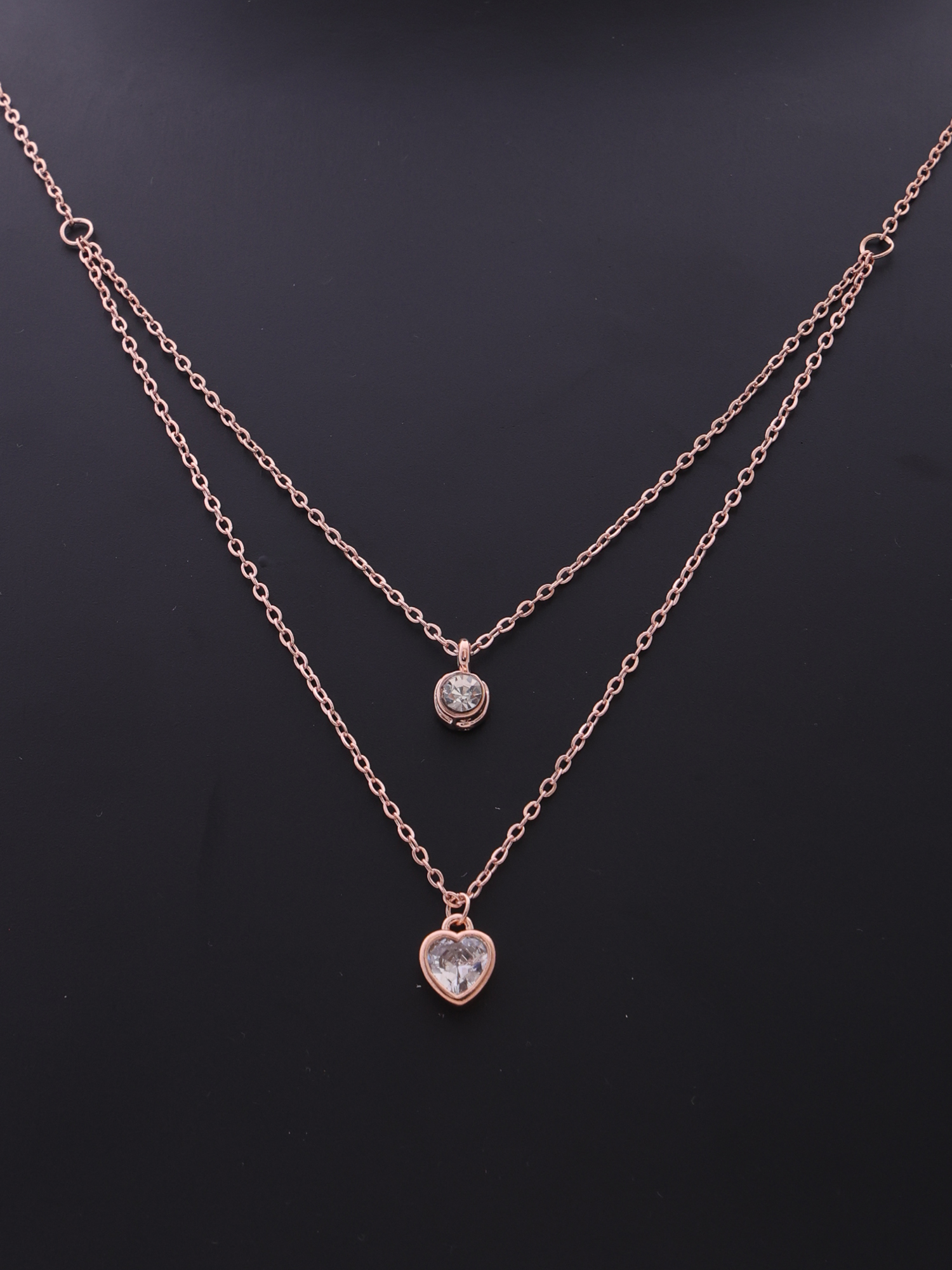 Eternal Love Double-Layer Anti-Tarnish Heart Necklace