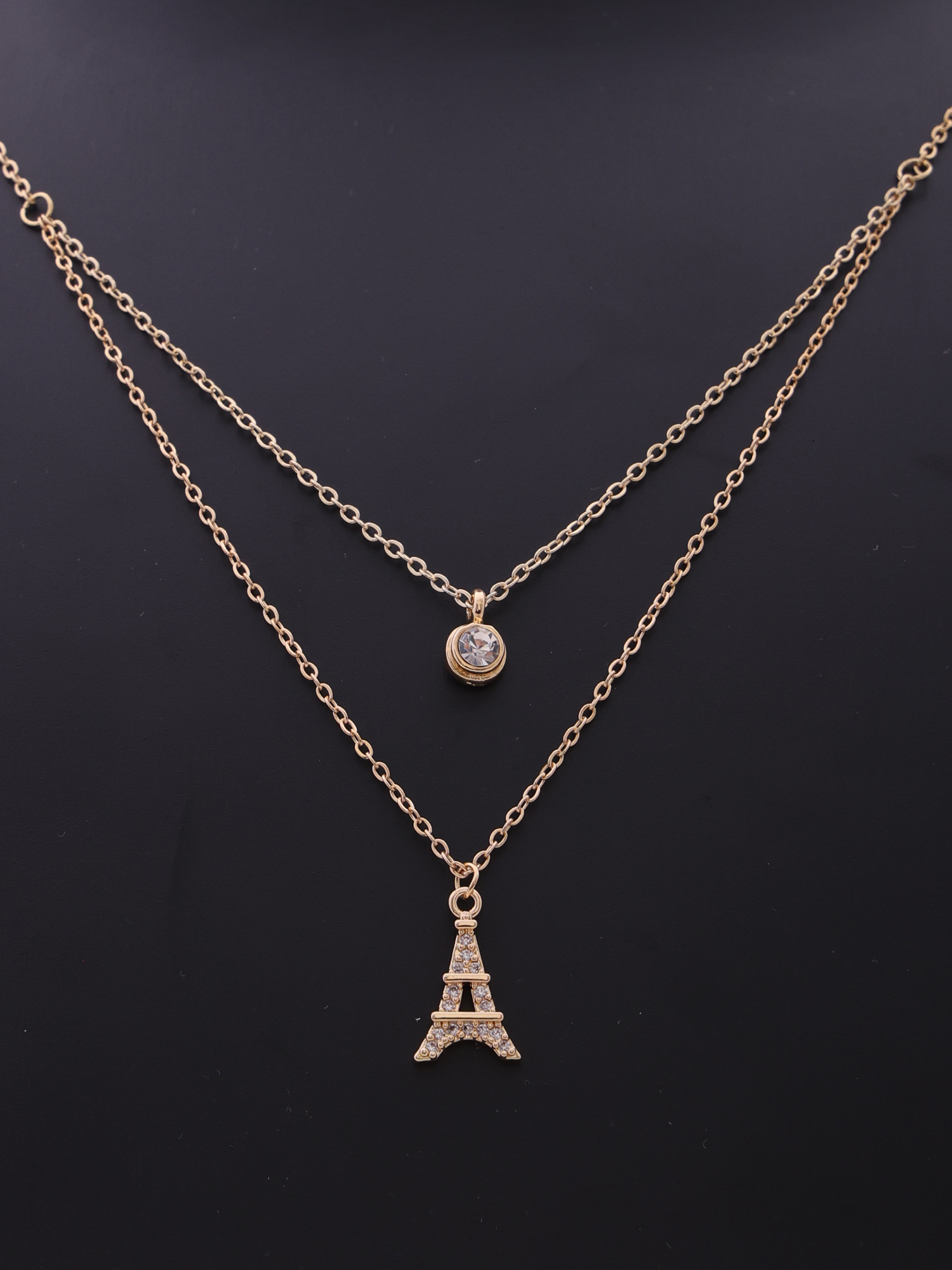 Parisian Glow Double-Layer Anti-Tarnish Necklace