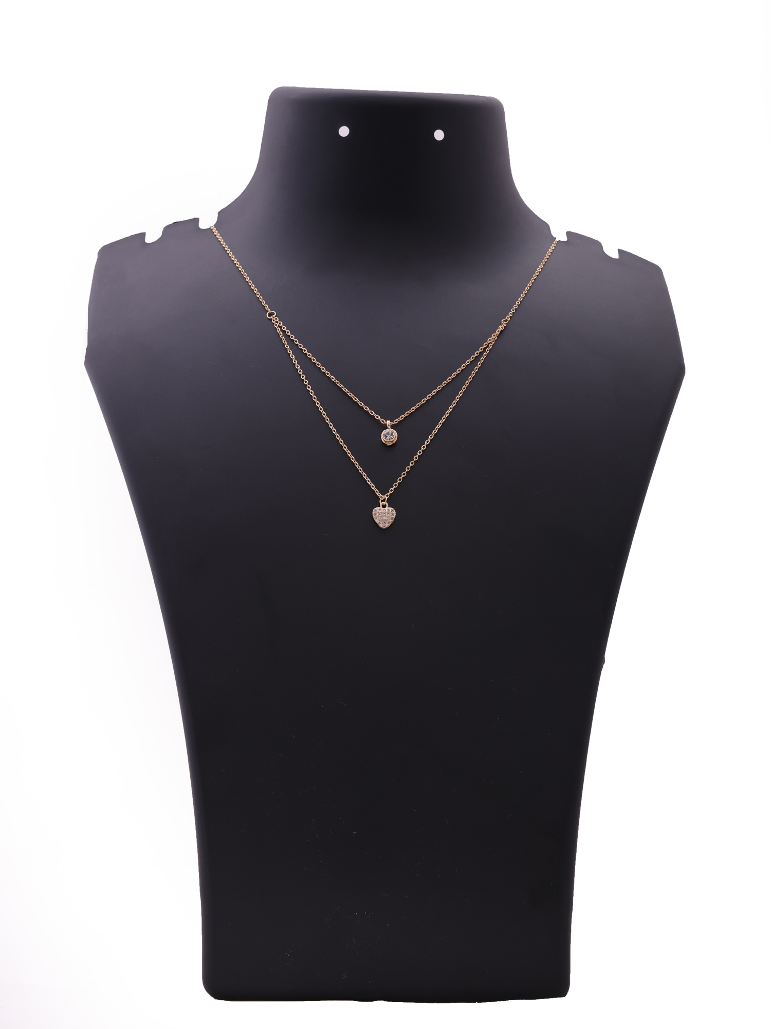 Amore Spark Heart Double-Layer Anti-Tarnish Necklace