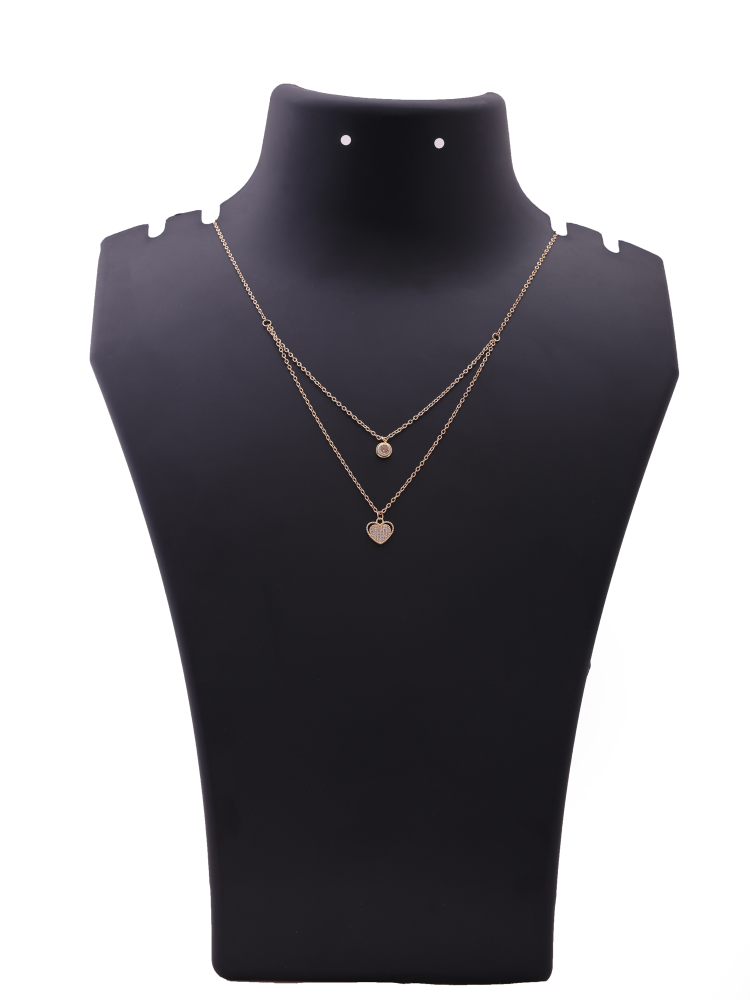 Veloura Heart Glow Double-Layer Anti-Tarnish Necklace