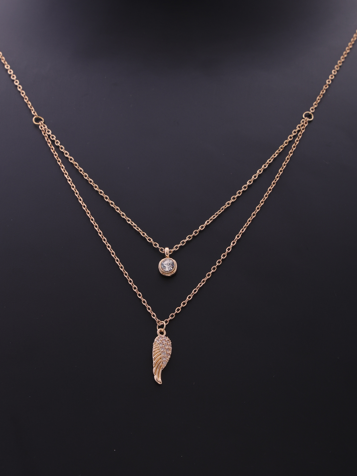 Celestial Wing Double-Layer Anti-Tarnish Necklace