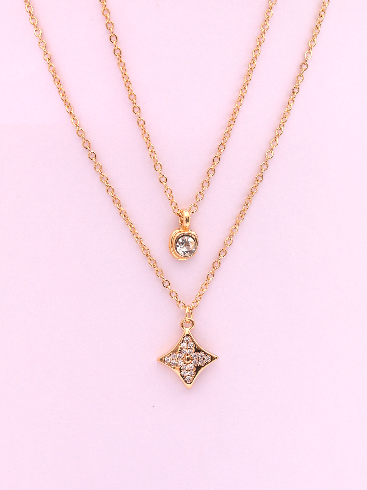 Stella Luxe Double-Layer Anti-Tarnish Necklace
