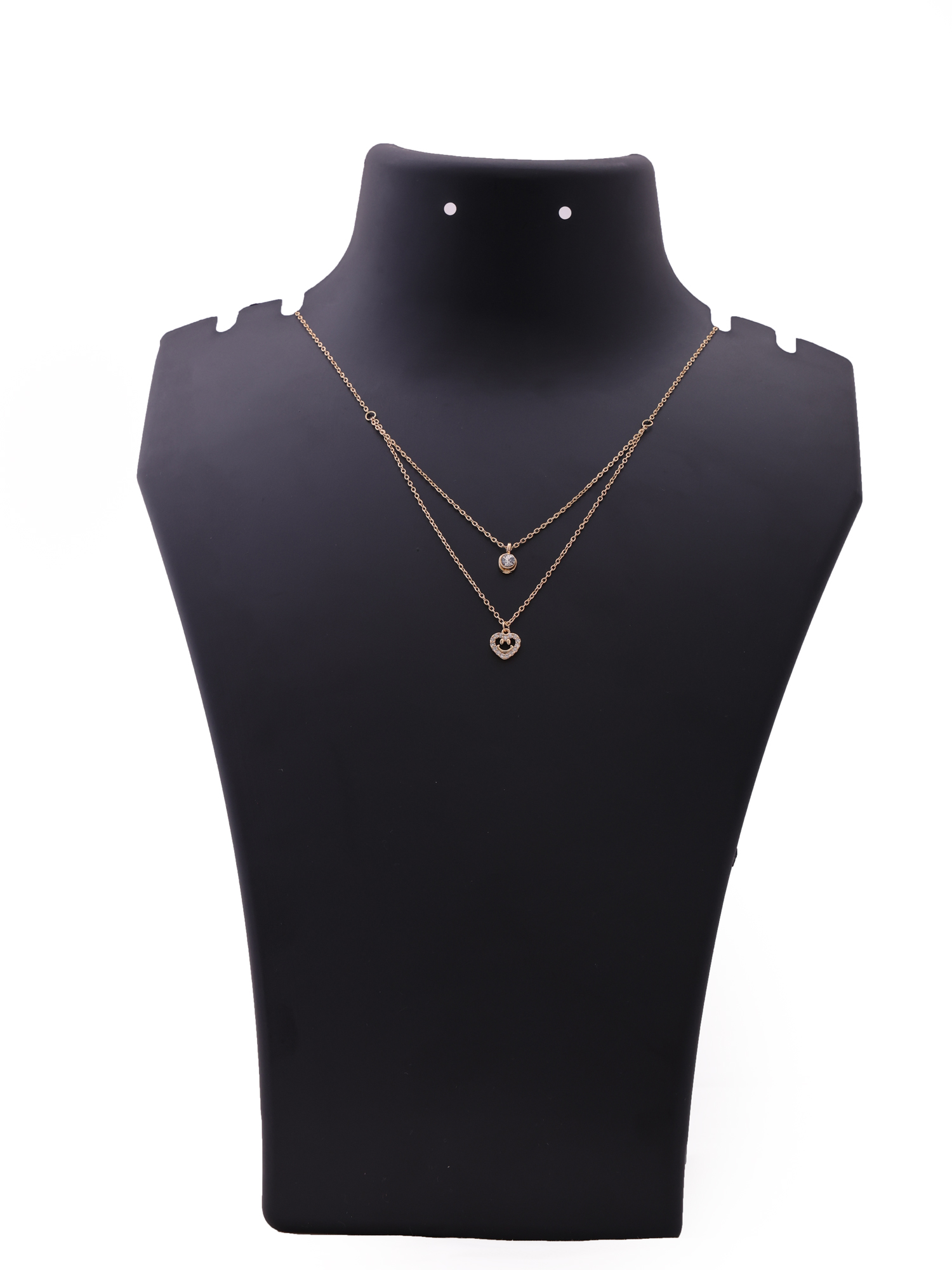 Happy Charm Double-Layer Anti-Tarnish Necklace