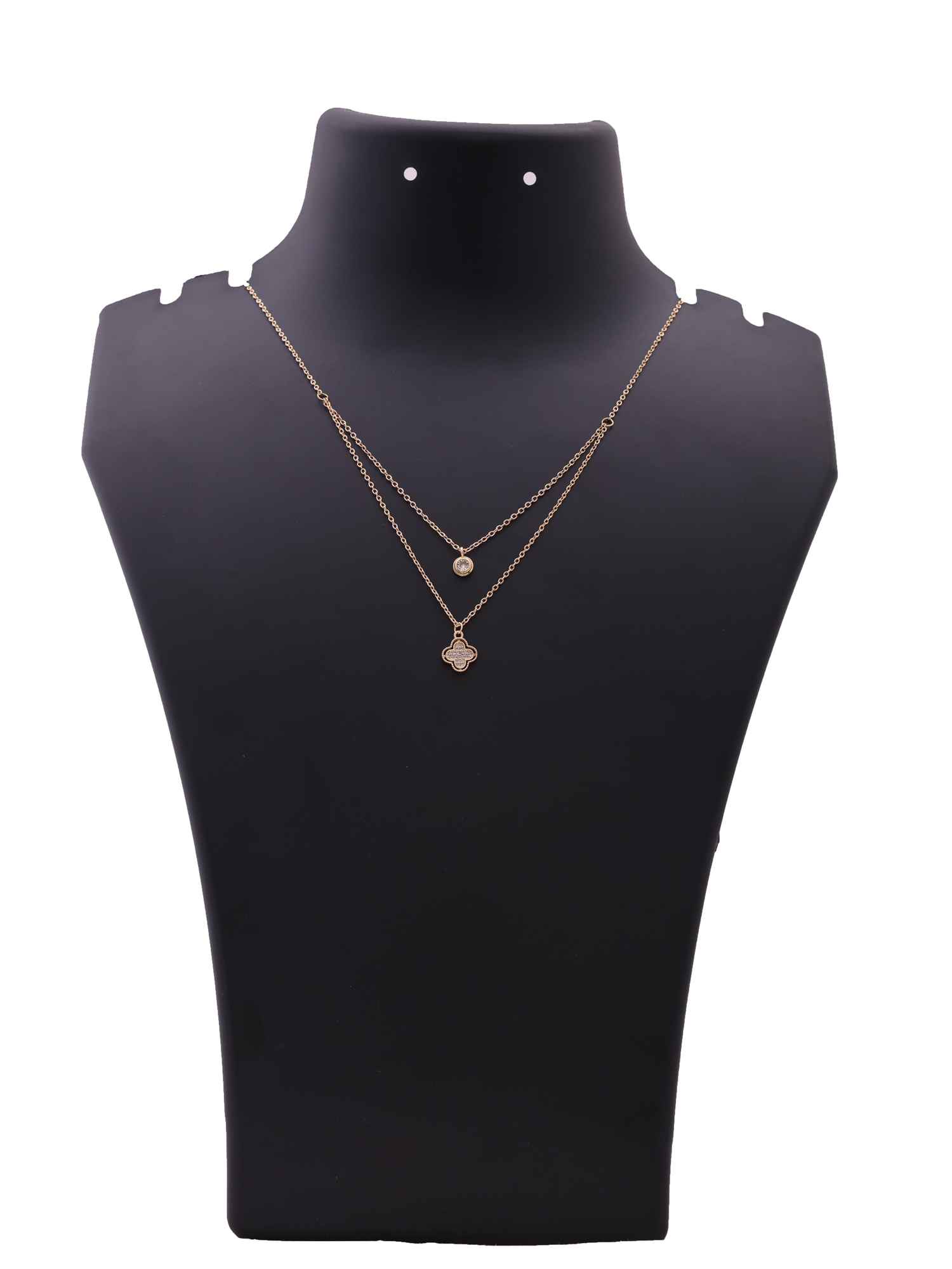 Lucky Charm Clover Double-Layer Anti-Tarnish Necklace