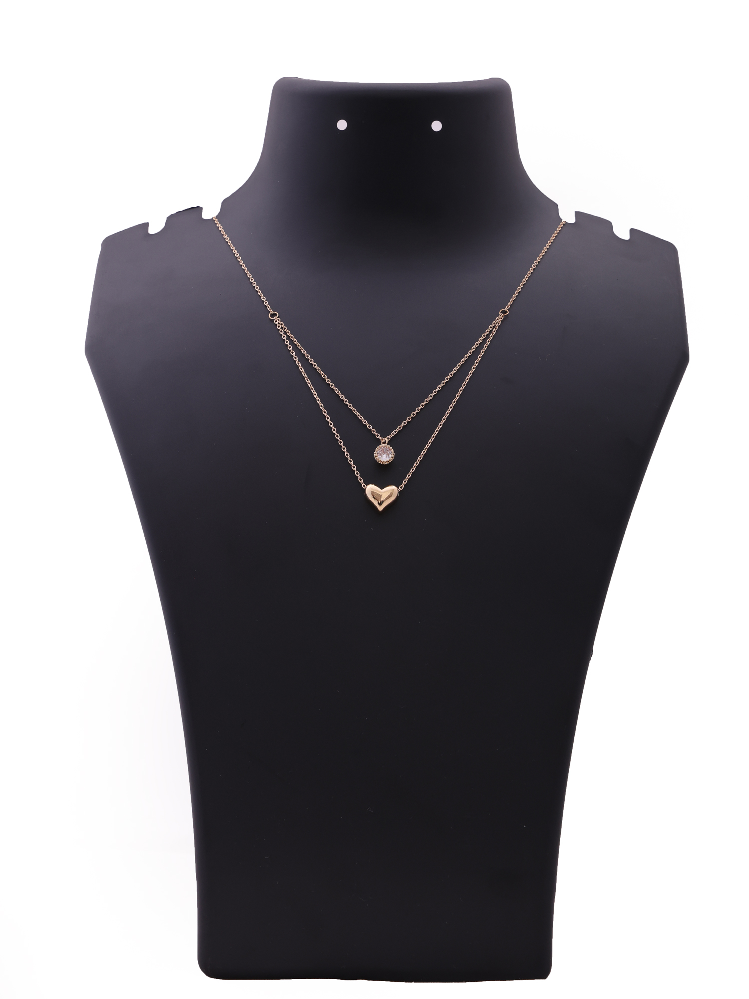 Luxe Heart Glow Double-Layer Anti-Tarnish Necklace