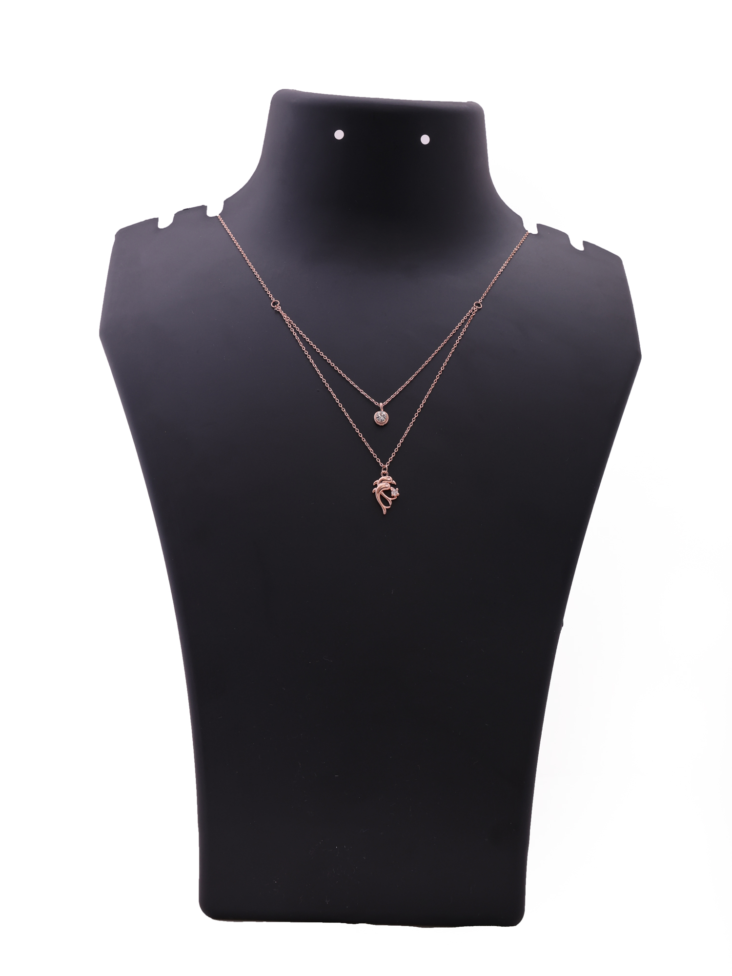 Dolphin Grace Anti-Tarnish Layered Necklace