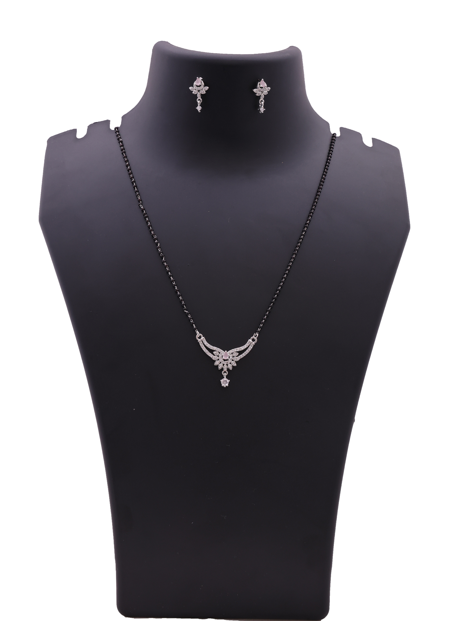 Floral Grace Mangalsutra Necklace Set