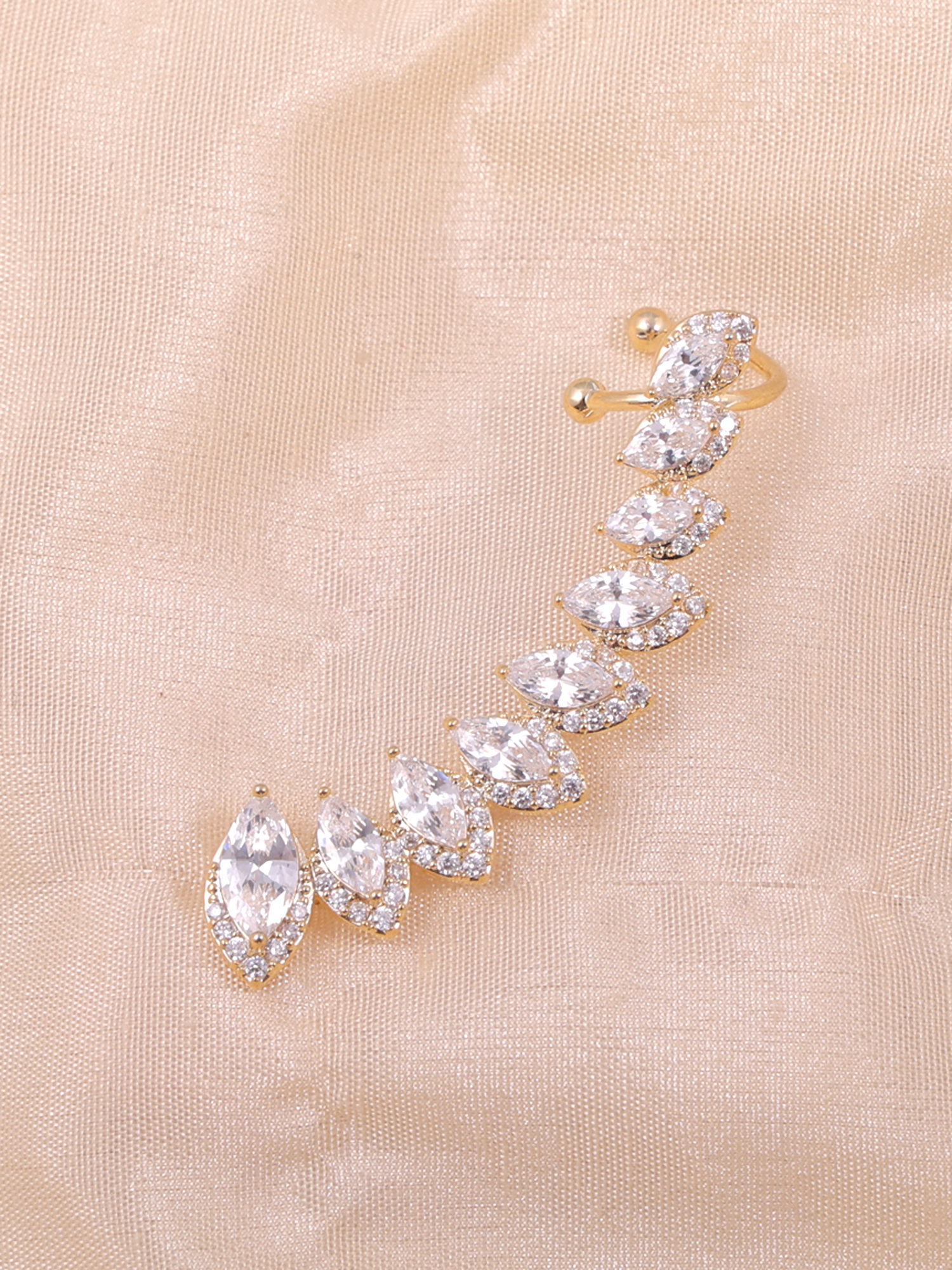 Celestial Crystal Ear Cuff Anti-Tarnish Earring
