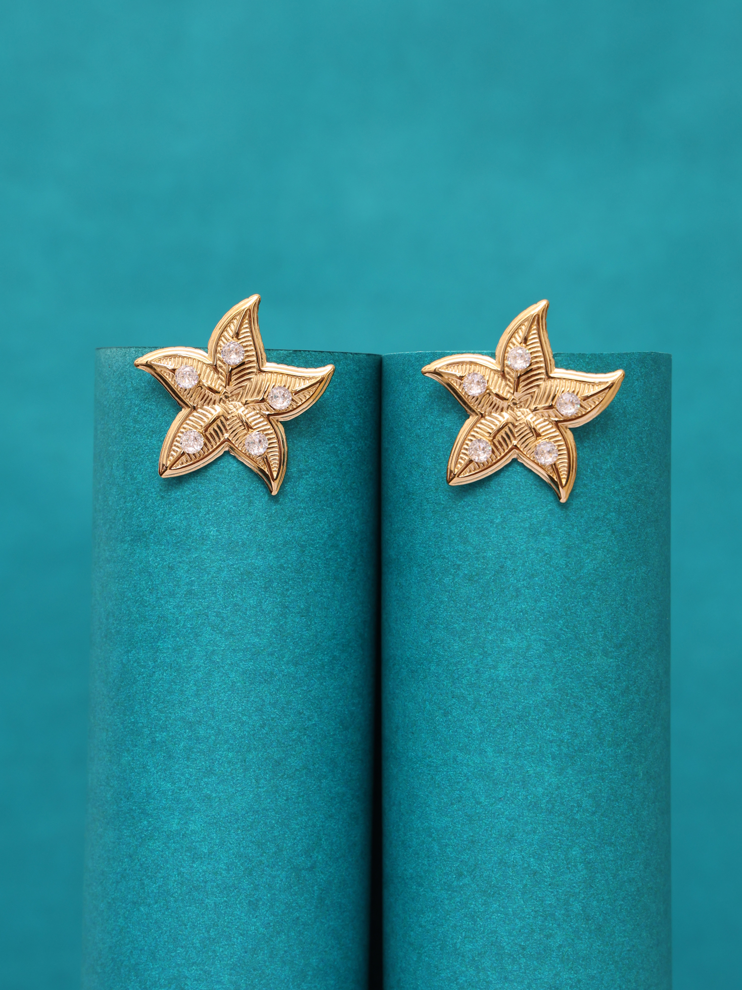 Starlight Bloom Anti-Tarnish Earrings