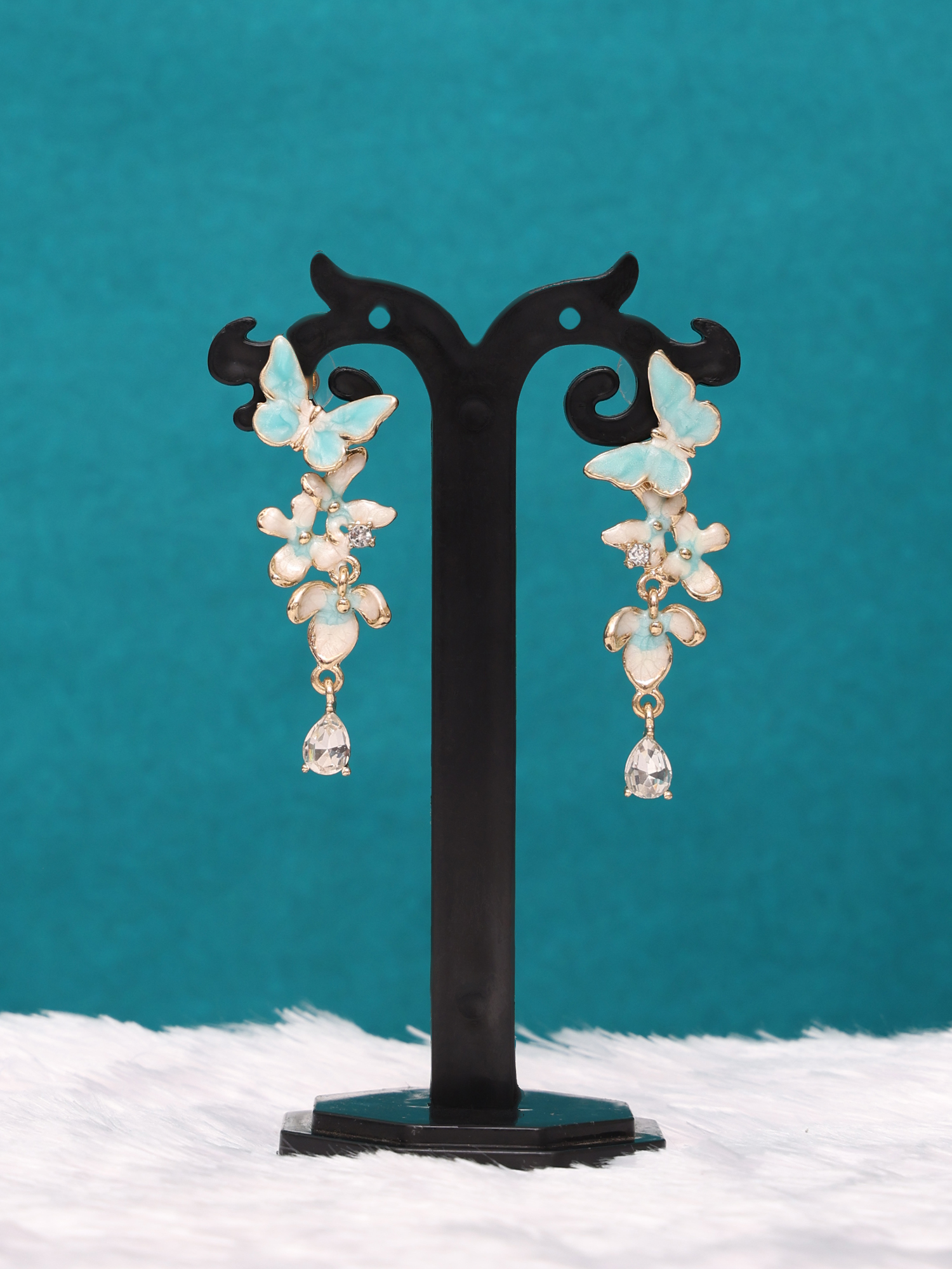 Butterfly Blossom Anti-Tarnish Earrings