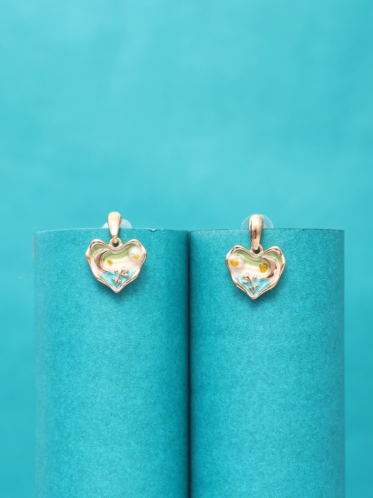 Meadow Heart Anti-Tarnish Earrings