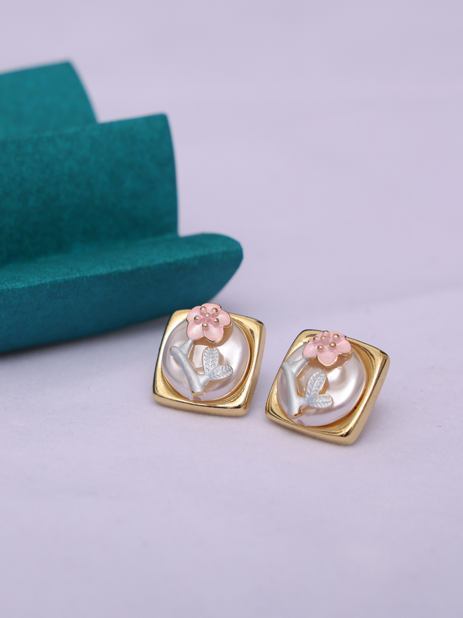 Blossom Pearl Anti-Tarnish Earrings