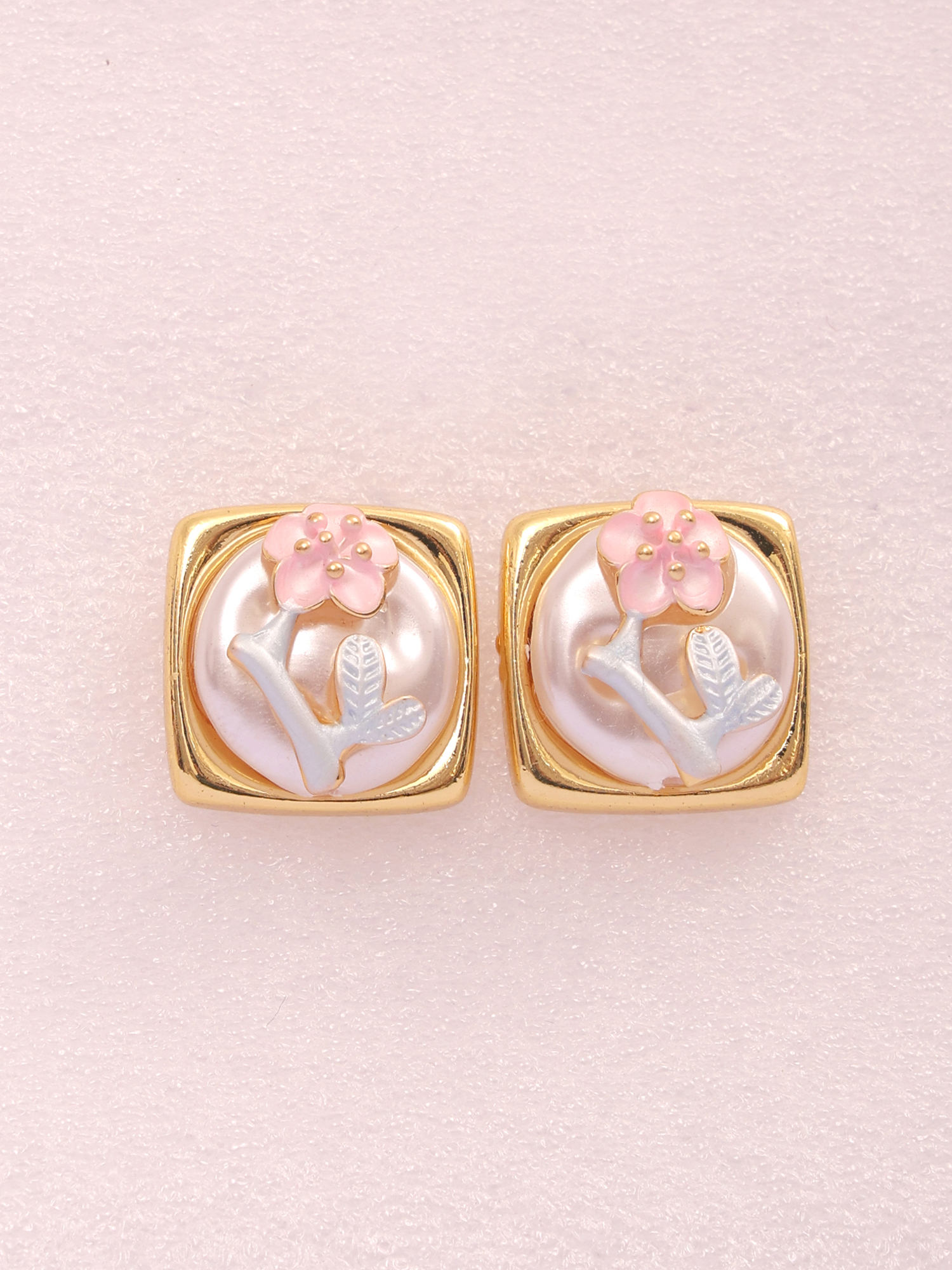Blossom Pearl Anti-Tarnish Earrings