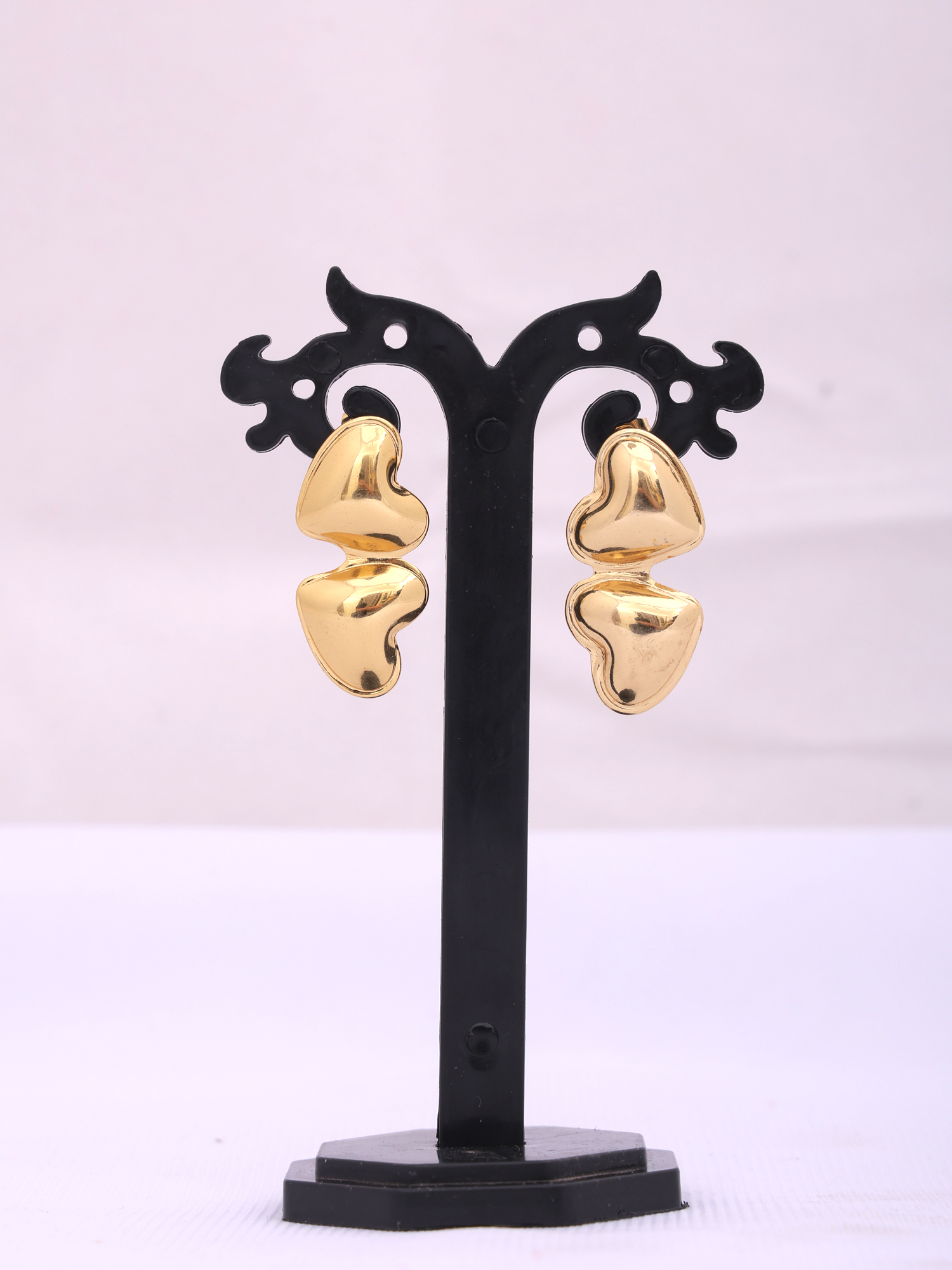 Molten Heart Drop Anti-Tarnish Earrings