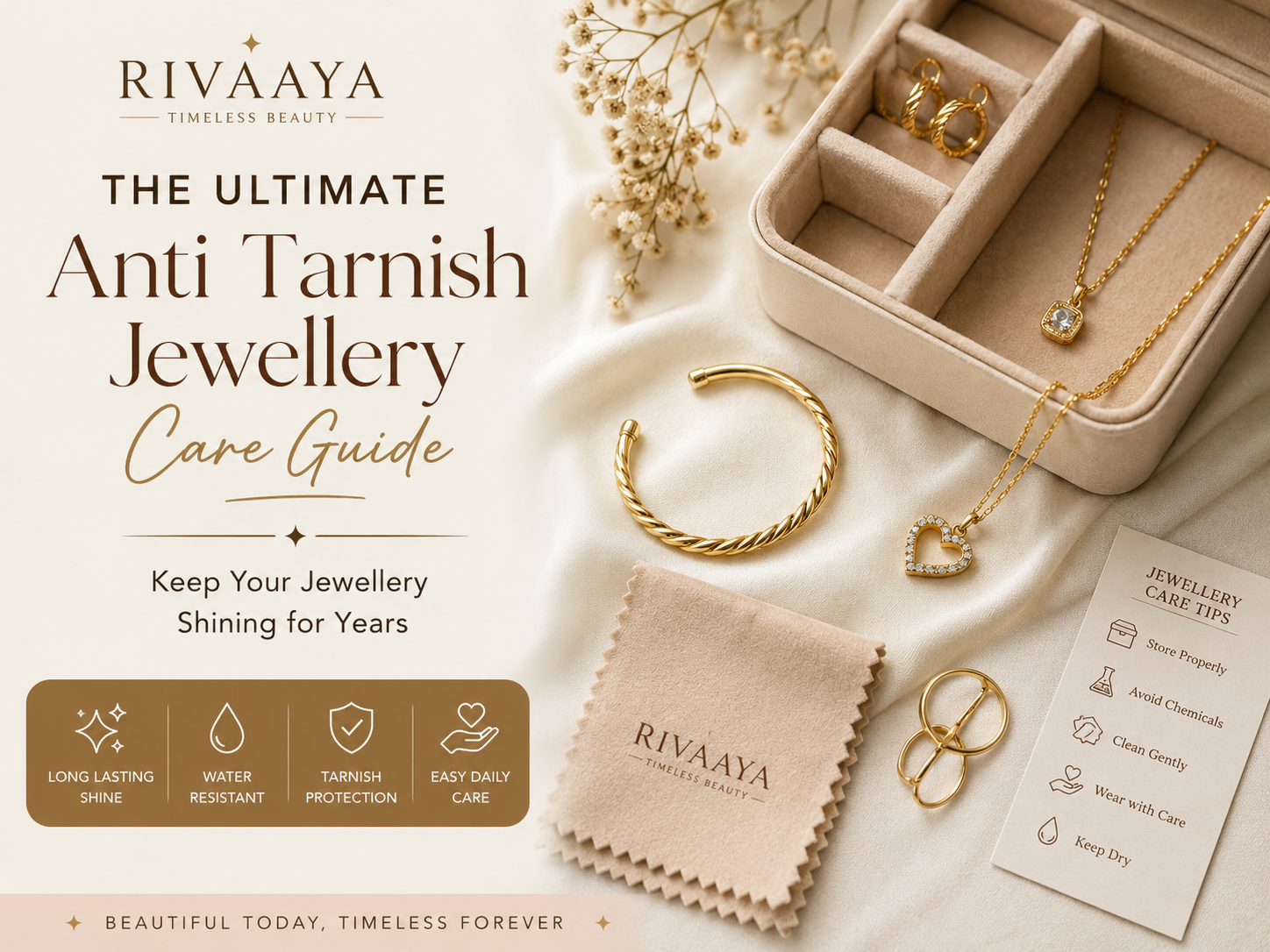 The Ultimate Anti Tarnish Jewellery Care Guide: Keep Your Jewellery Shining for Years
