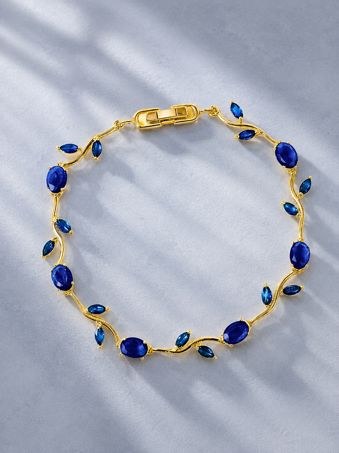 Rivaaya Tulip Blue Anti-Tarnish Bracelet
