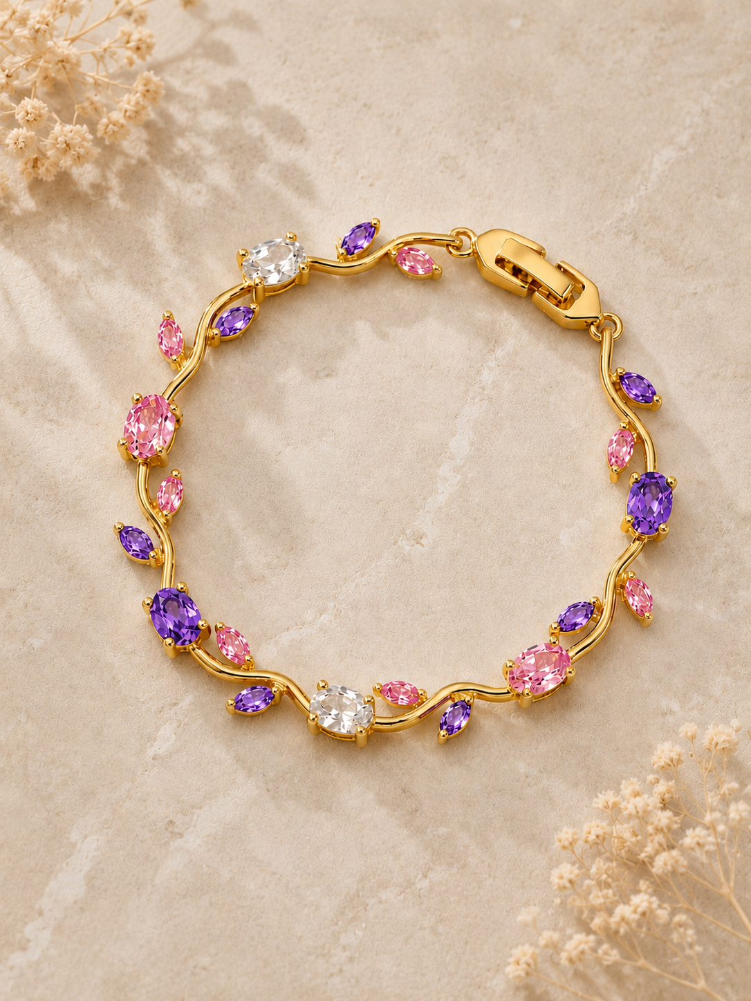 Rivaaya Tulip Blossom Anti-Tarnish Bracelet