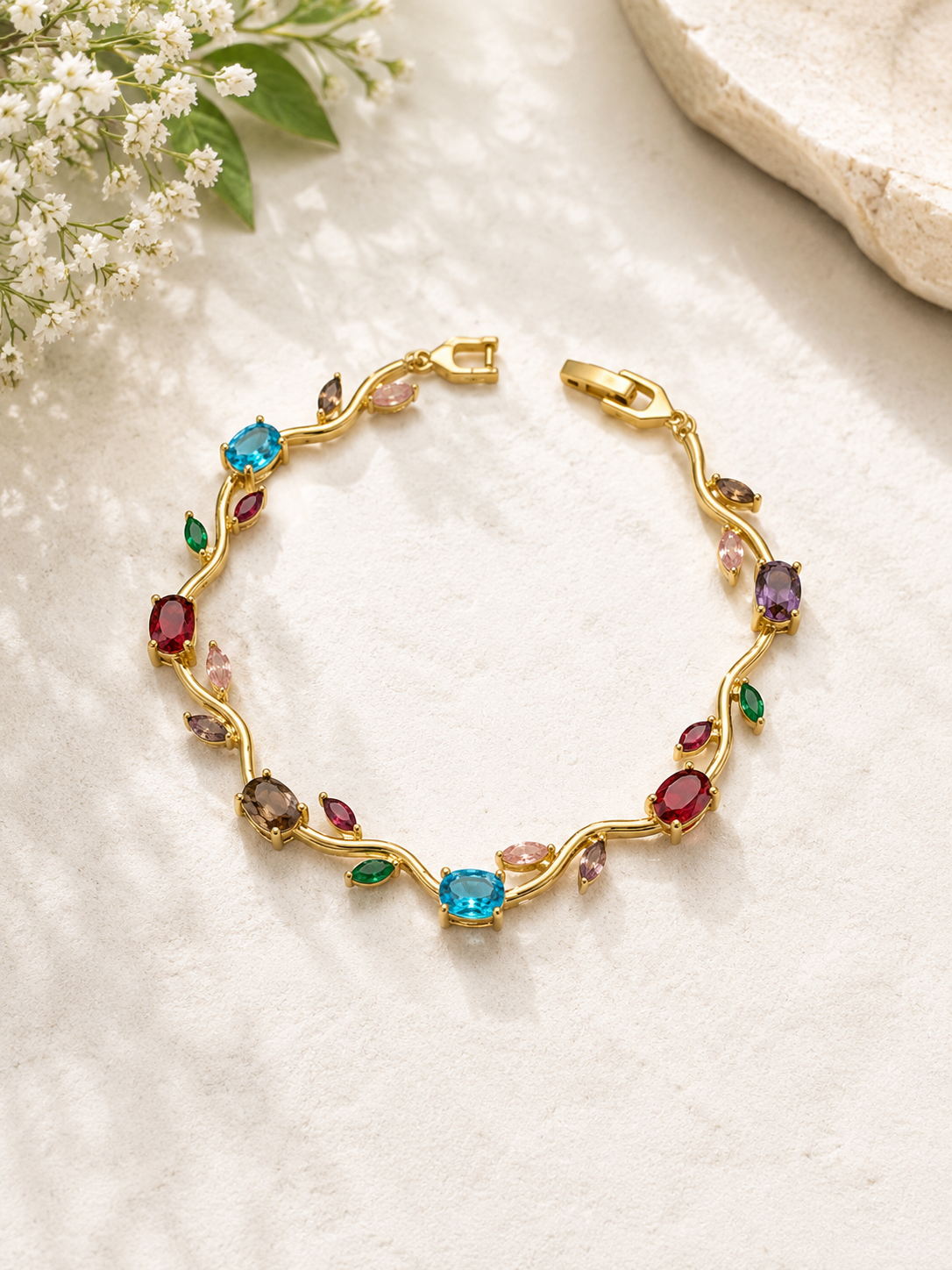 Rivaaya Carnival Tulip Anti-Tarnish Bracelet