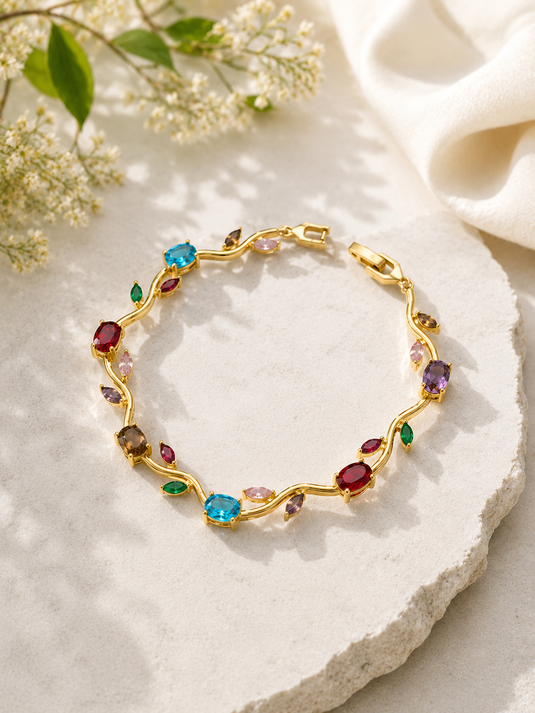 Rivaaya Carnival Tulip Anti-Tarnish Bracelet