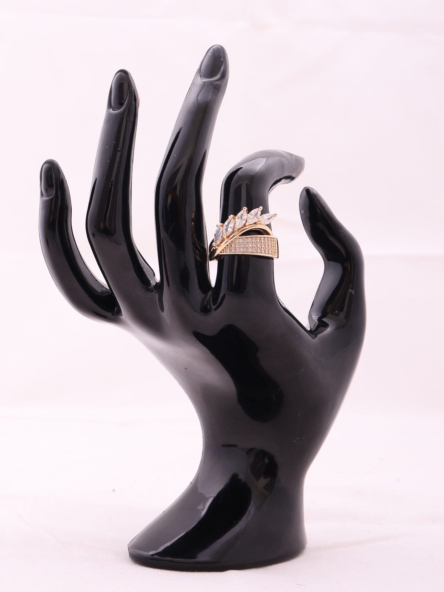 Aurora Dual-Layer Crystal Ring