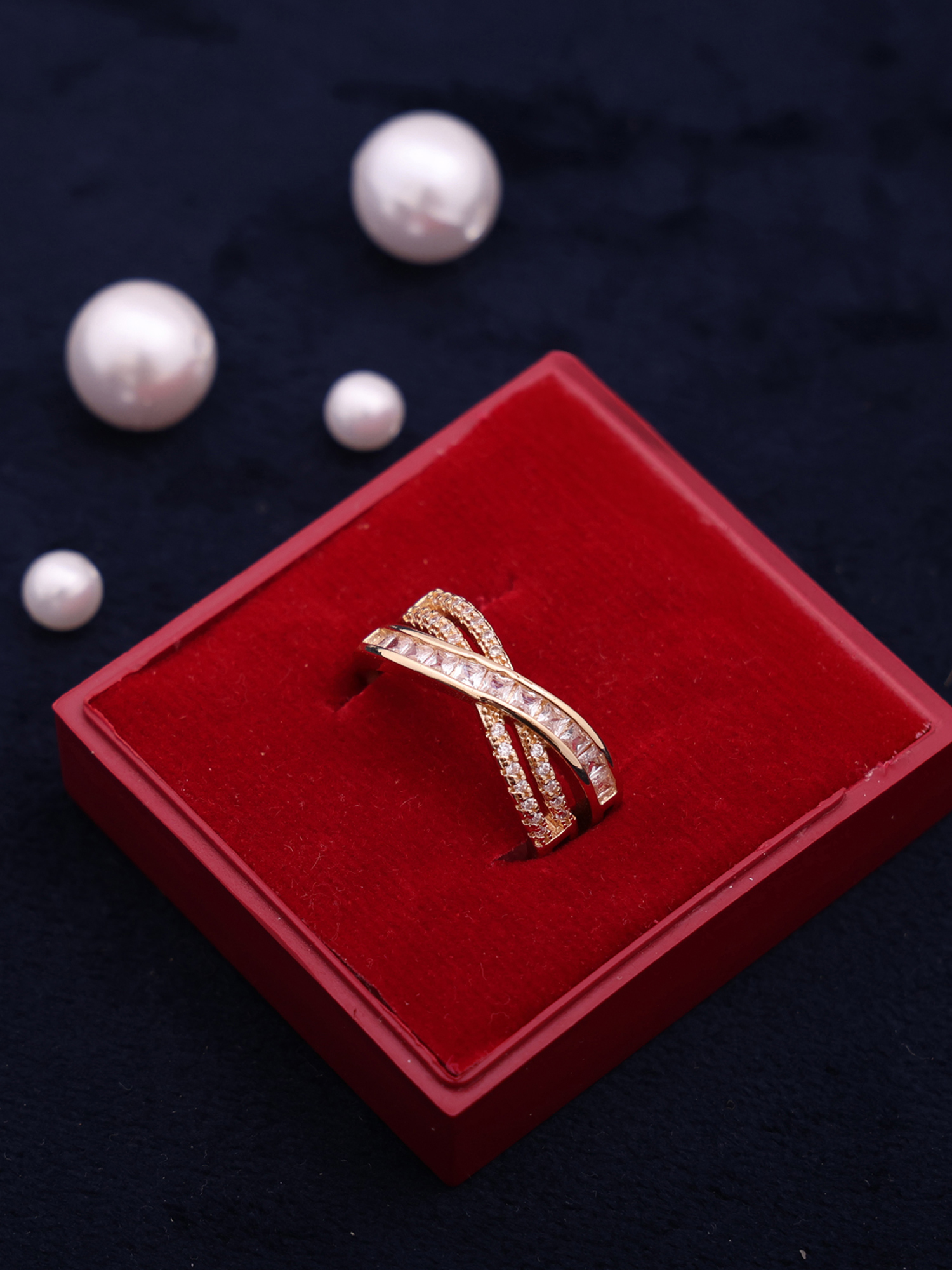 Infinity Luxe Crystal Ring