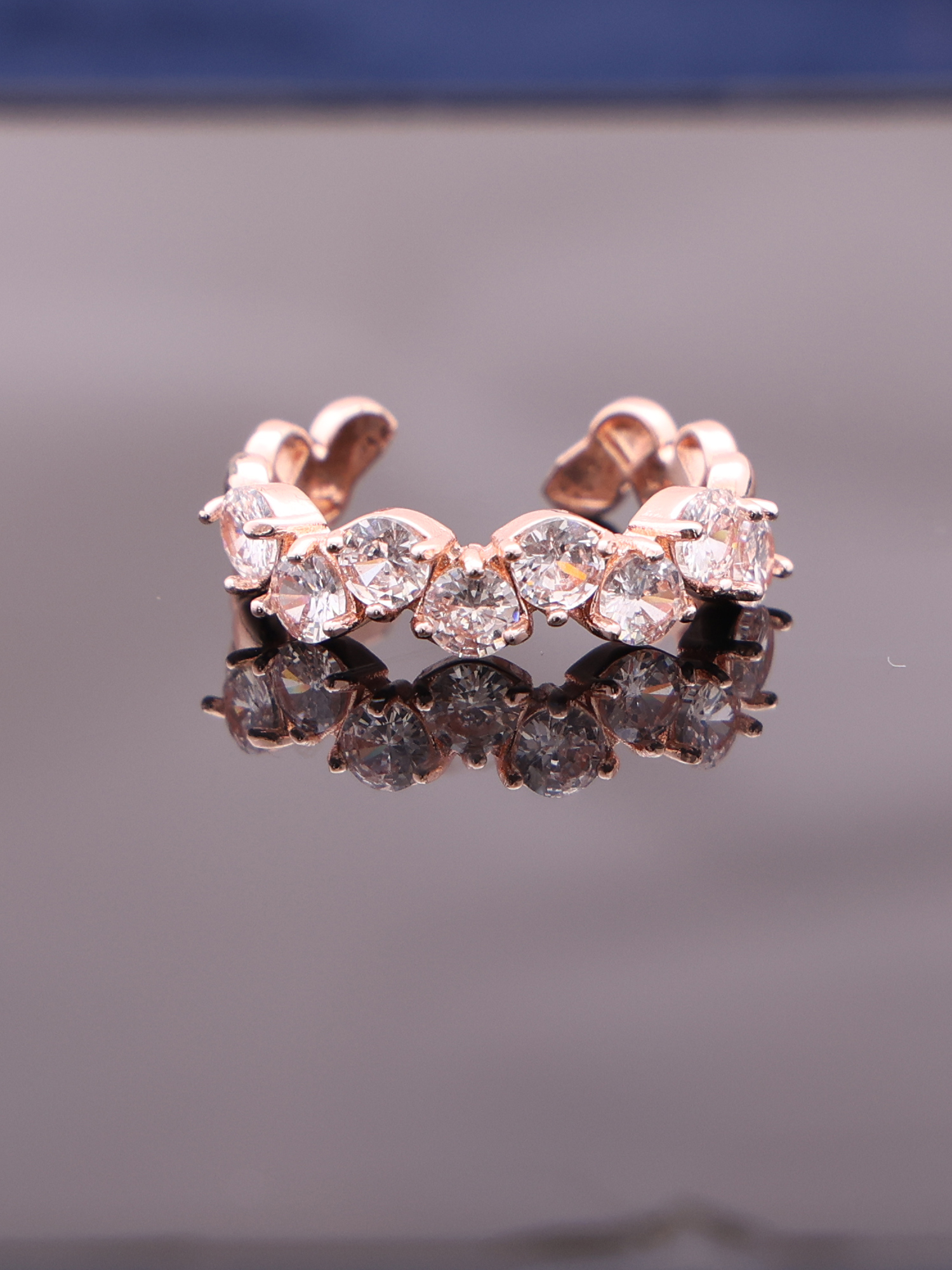 Spark Crown Crystal Ring