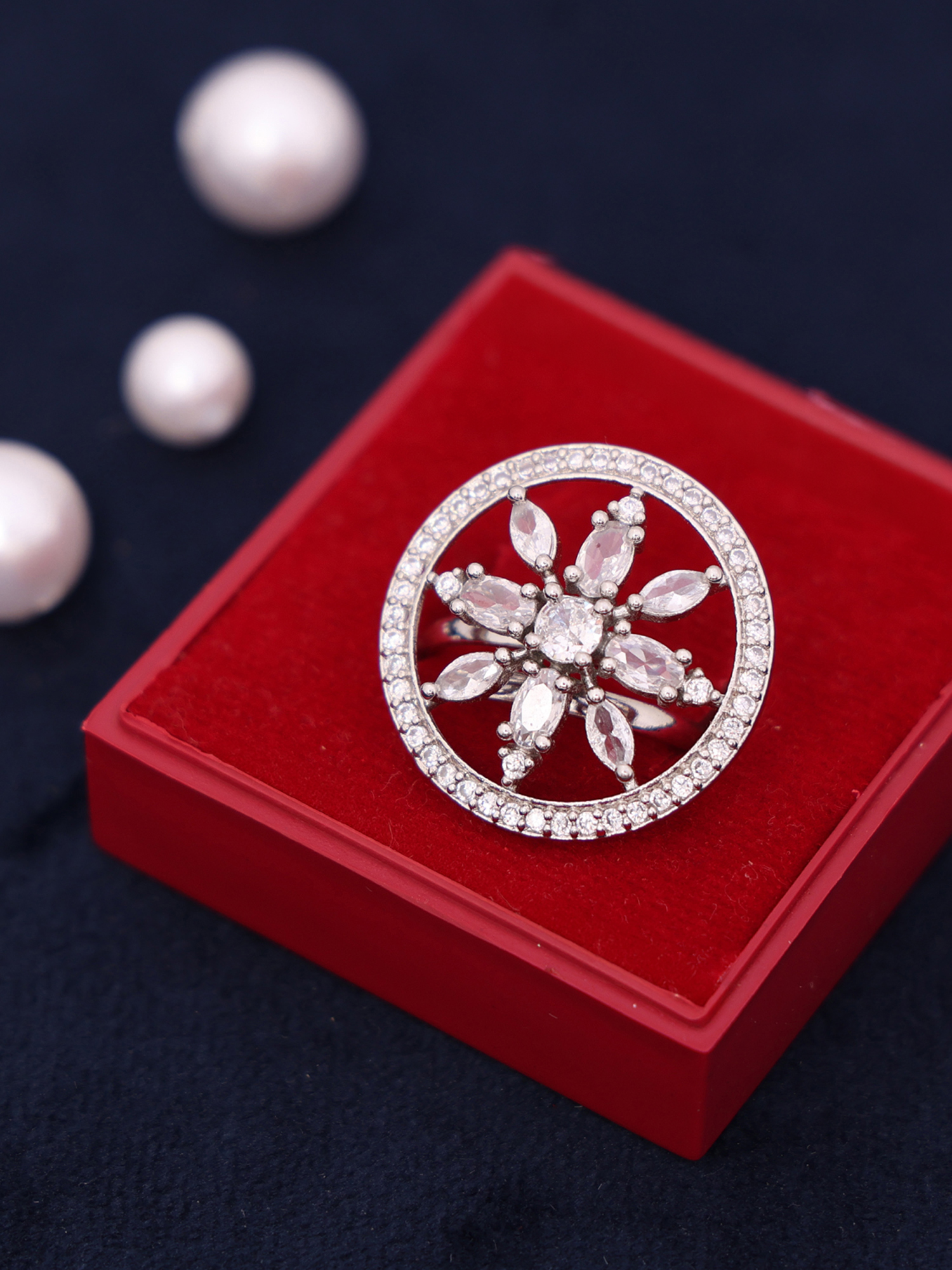 AD Diamond Celestial Bloom Ring