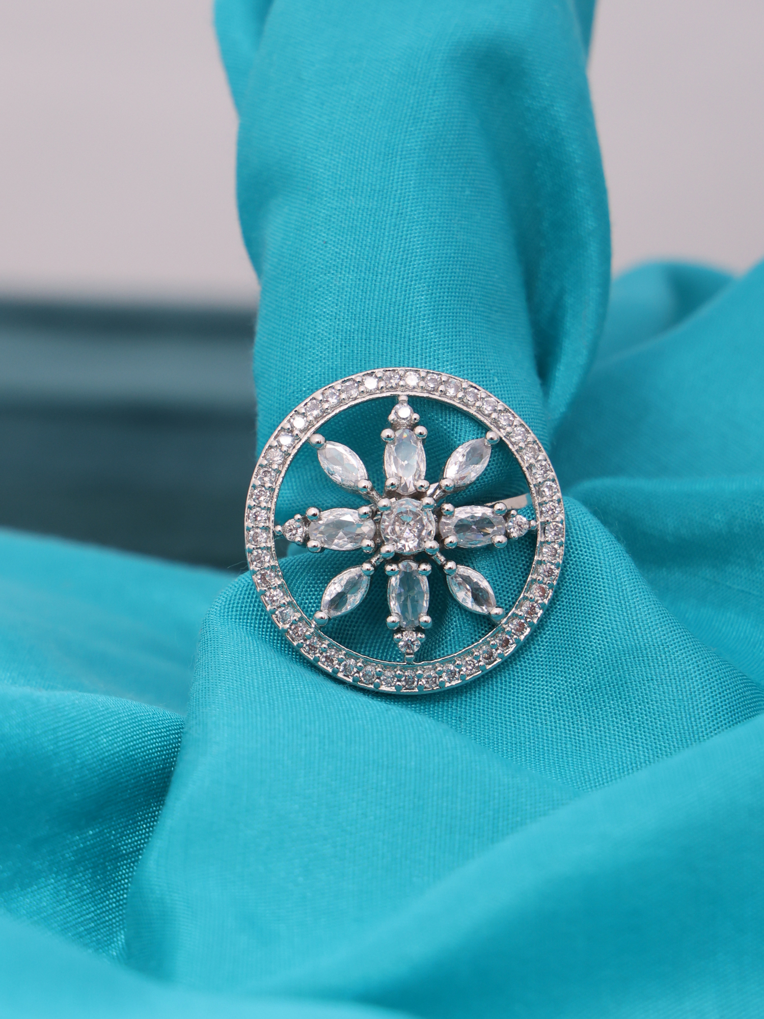 AD Diamond Celestial Bloom Ring