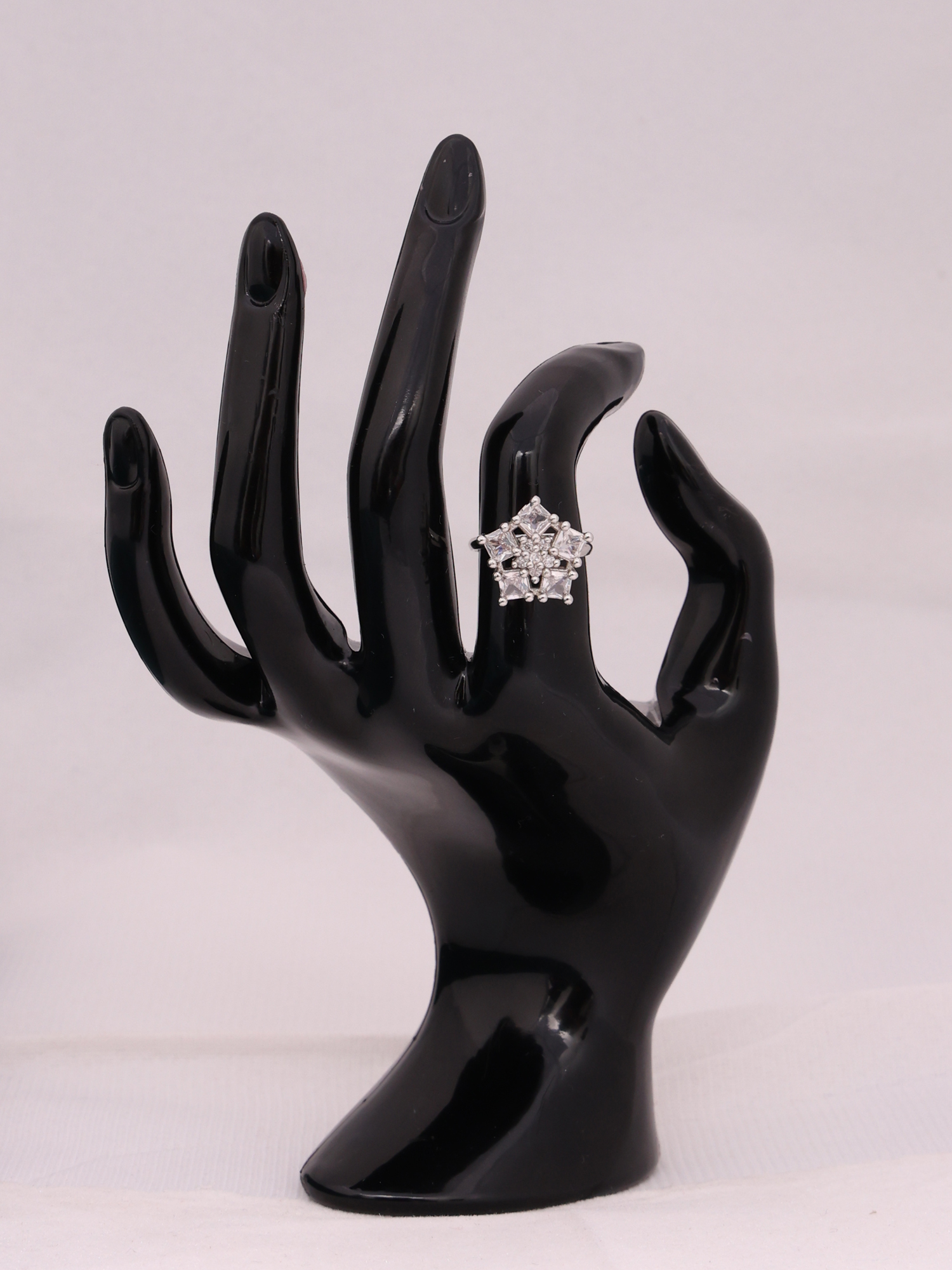 AD Diamond Star Bloom Ring