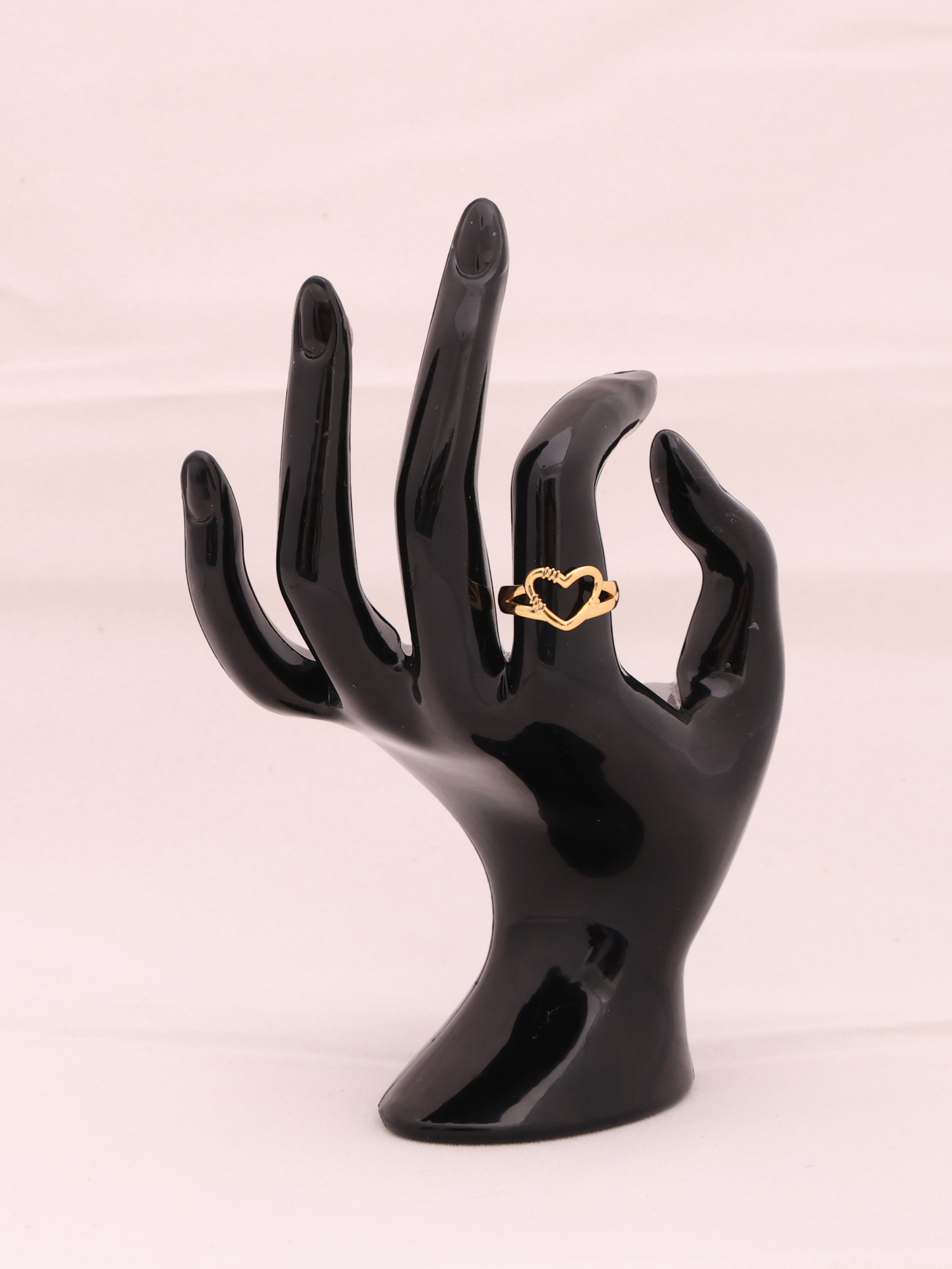 Anti-Tarnish Gold Heart Ring