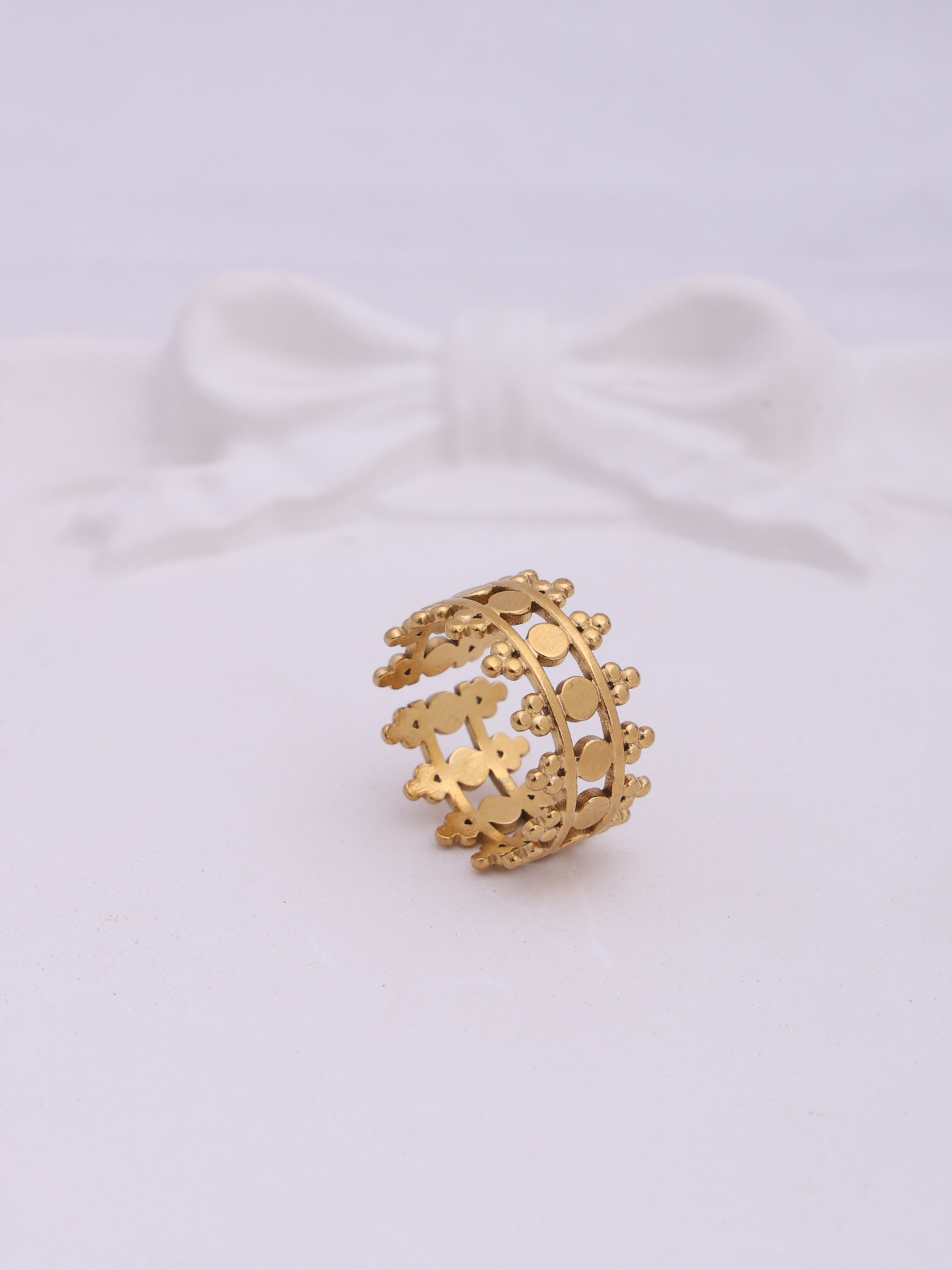 Anti-Tarnish Boho Statement Adjustable Ring