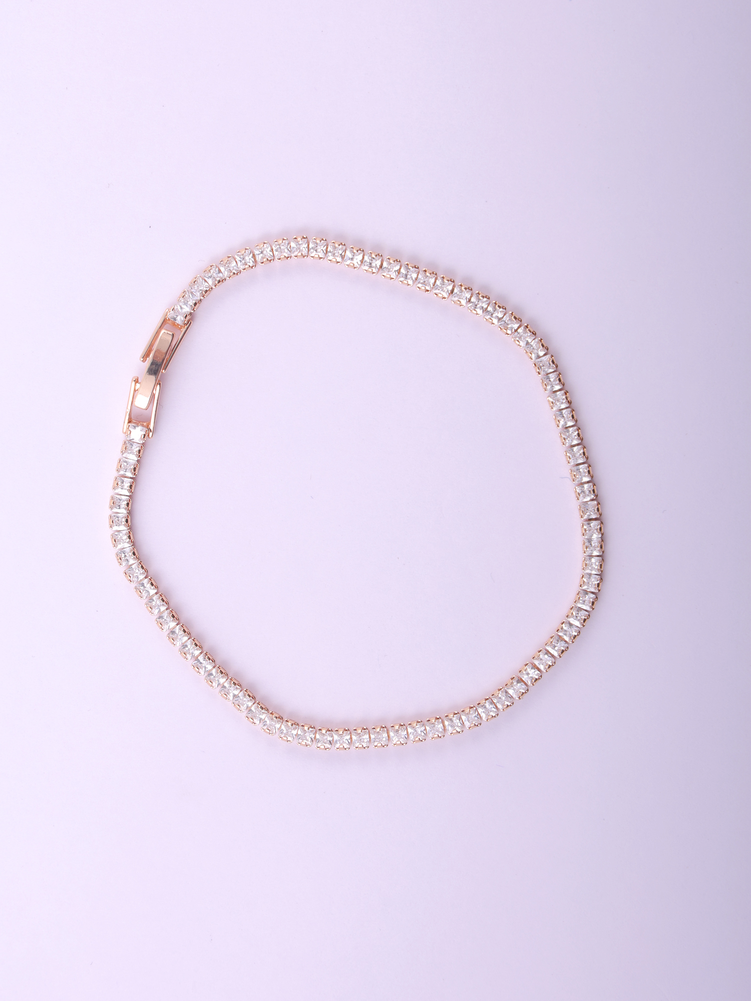 Minimal Classic AD Diamond Tennis Bracelet