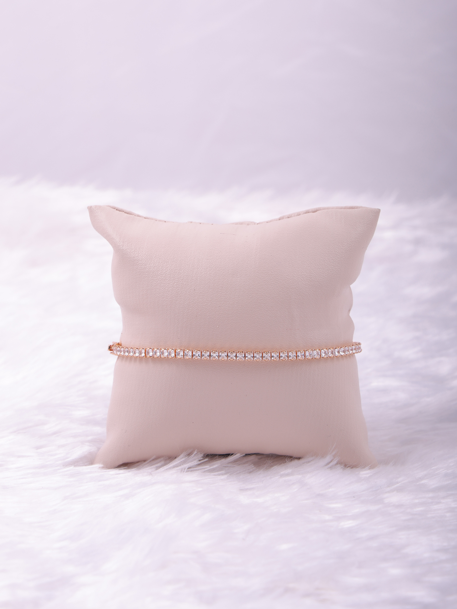 Minimal Classic AD Diamond Tennis Bracelet