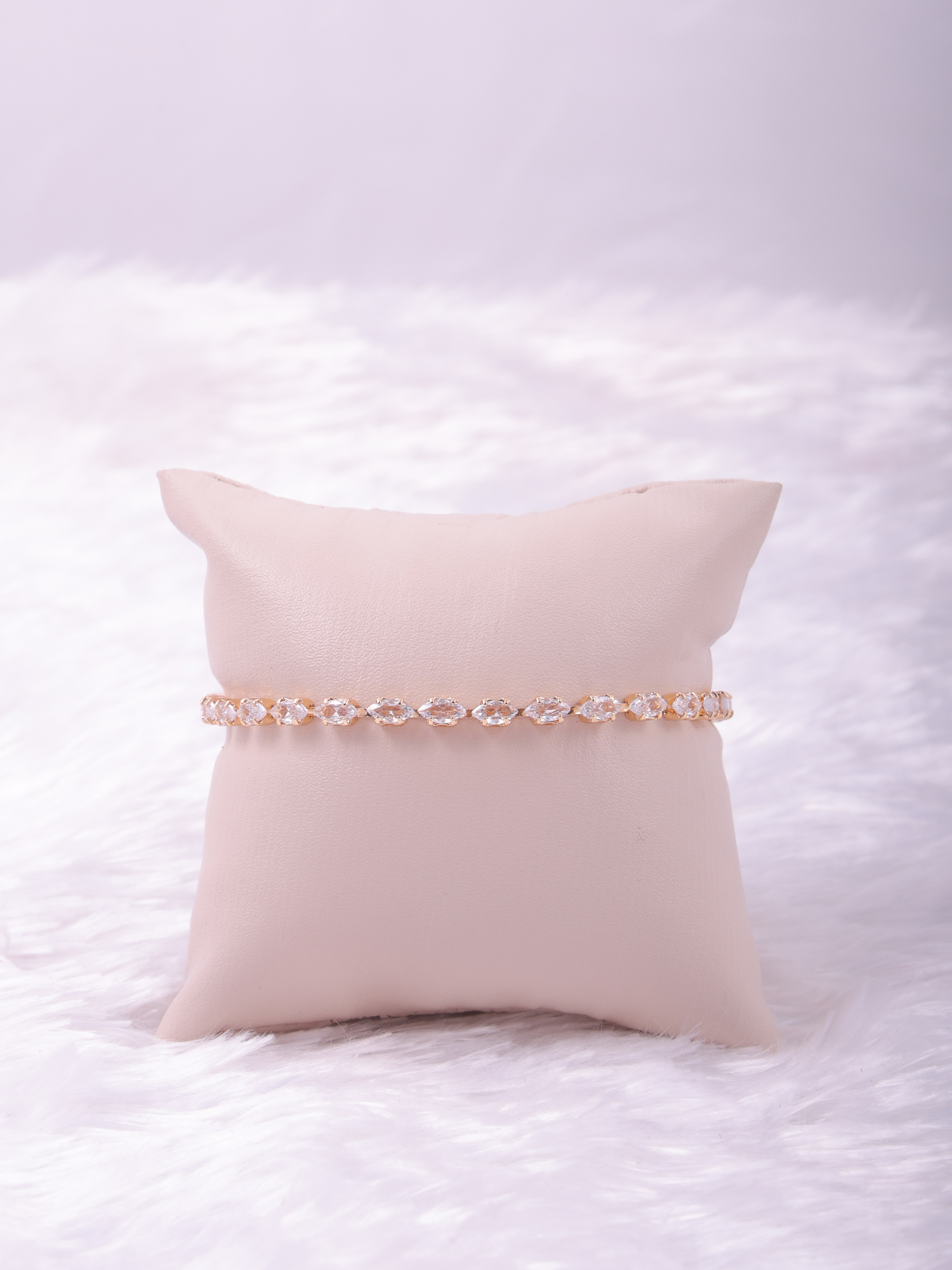 Elegant Marquise AD Diamond Tennis Bracelet